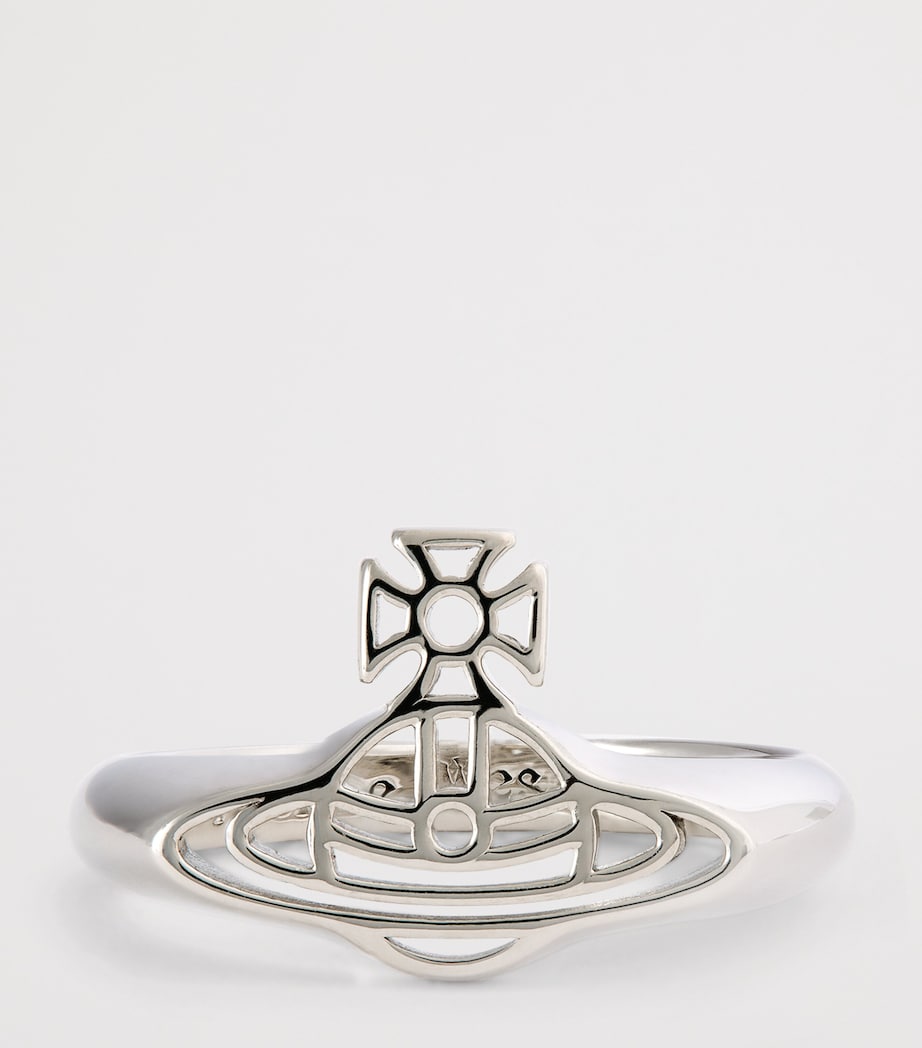 Platinum-Plated Sterling Silver Avon Orb Ring P019 PLATINUM Image 4