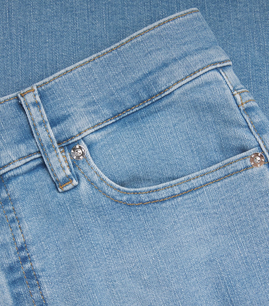 Le Slim Palazzo Long Wide-Leg Jeans HONEYMOON Image 5