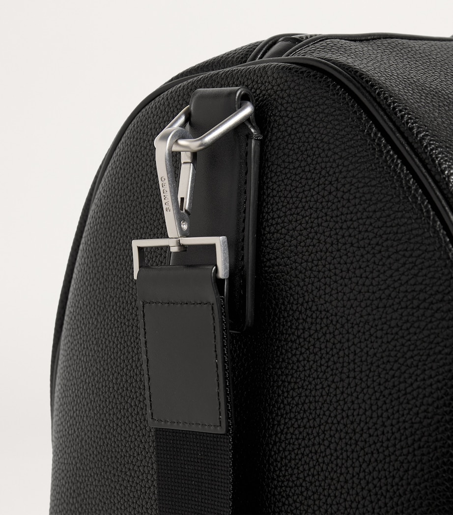 Coated Canvas Weekend Bag BLACK Image 4