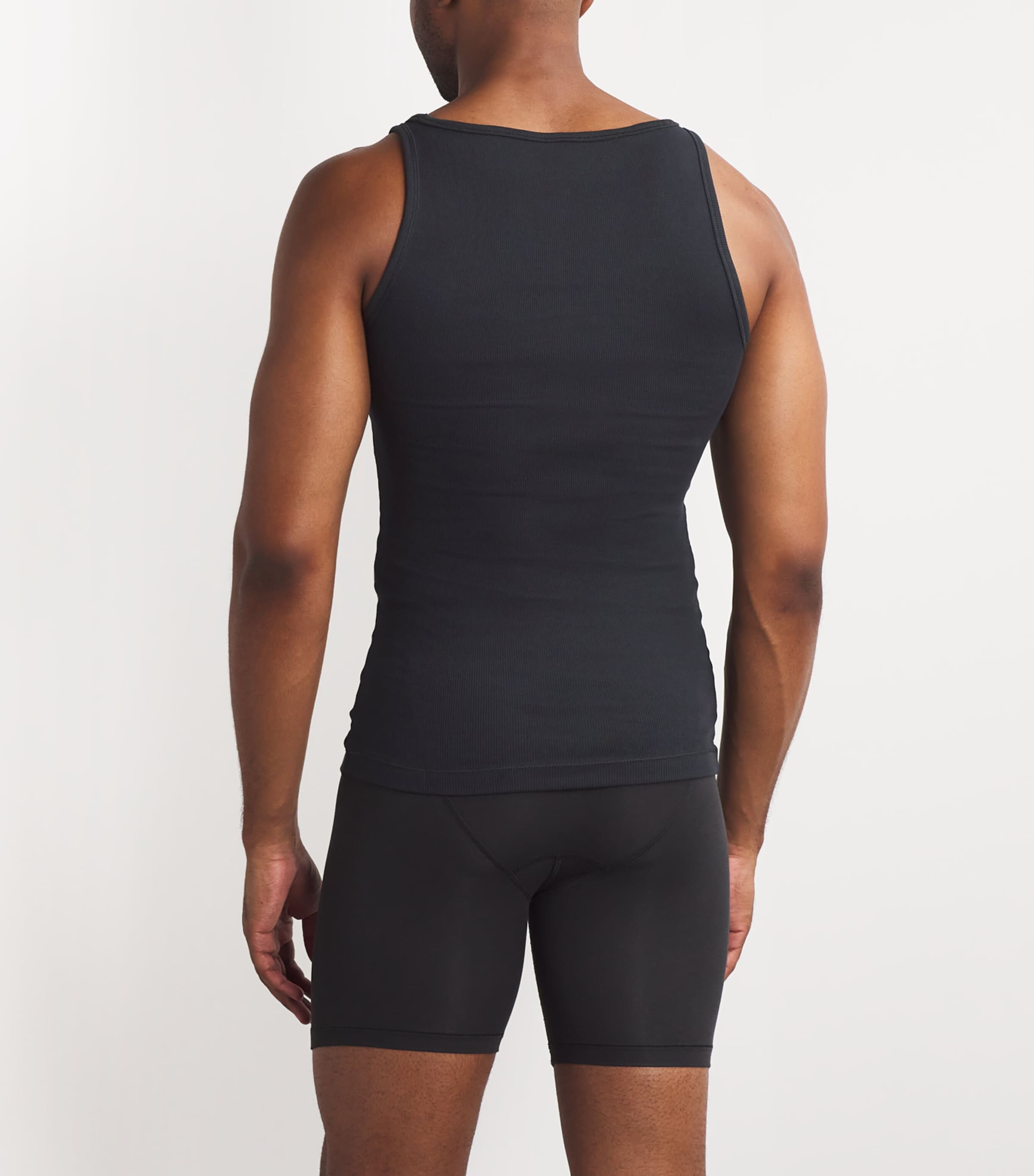 Cotton Ribbed Tank Tops (Pack of 3) ONYX Image 3