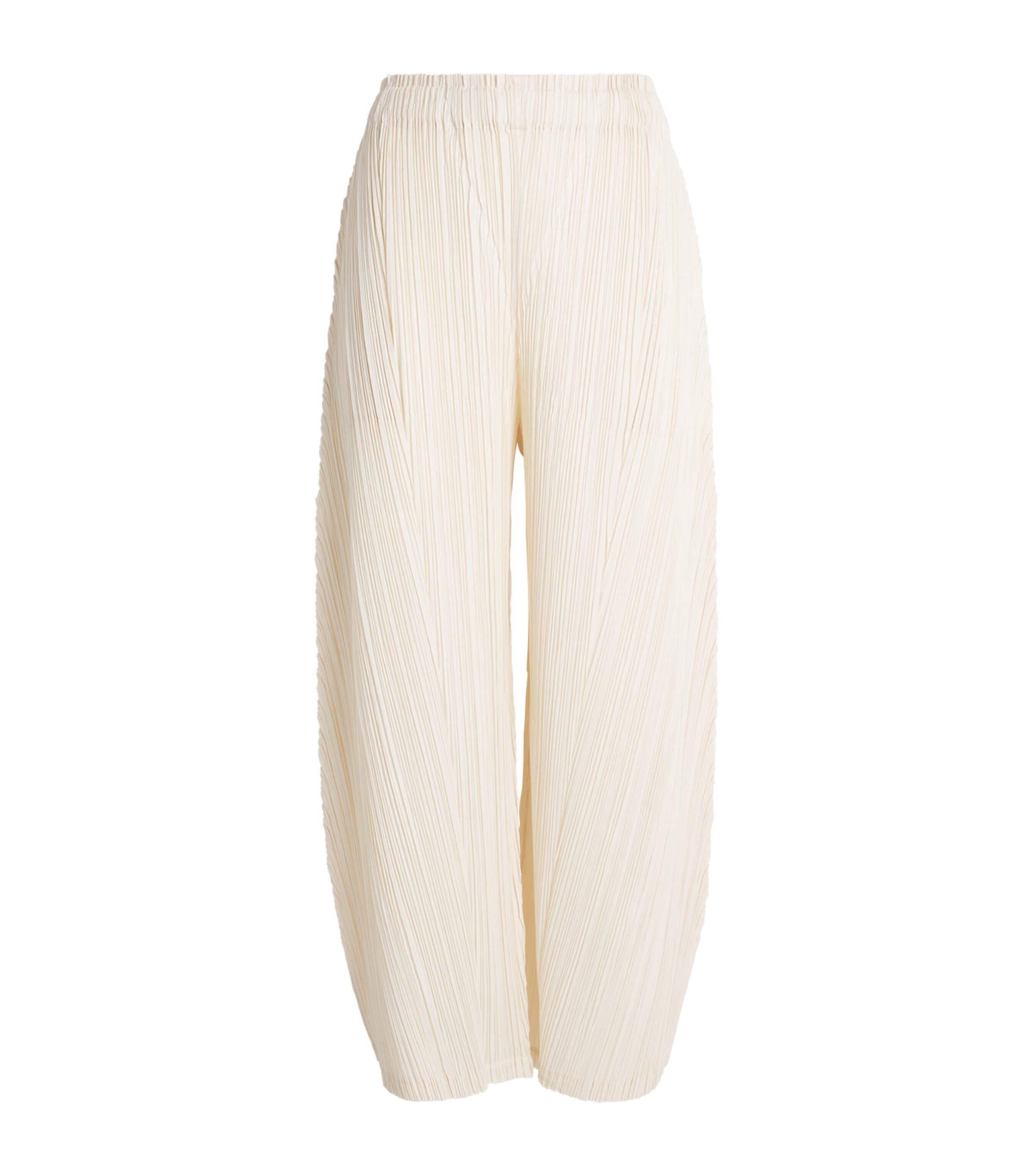 Pleats Please Issey Miyake Neutral Thicker Bottoms 2 Trousers