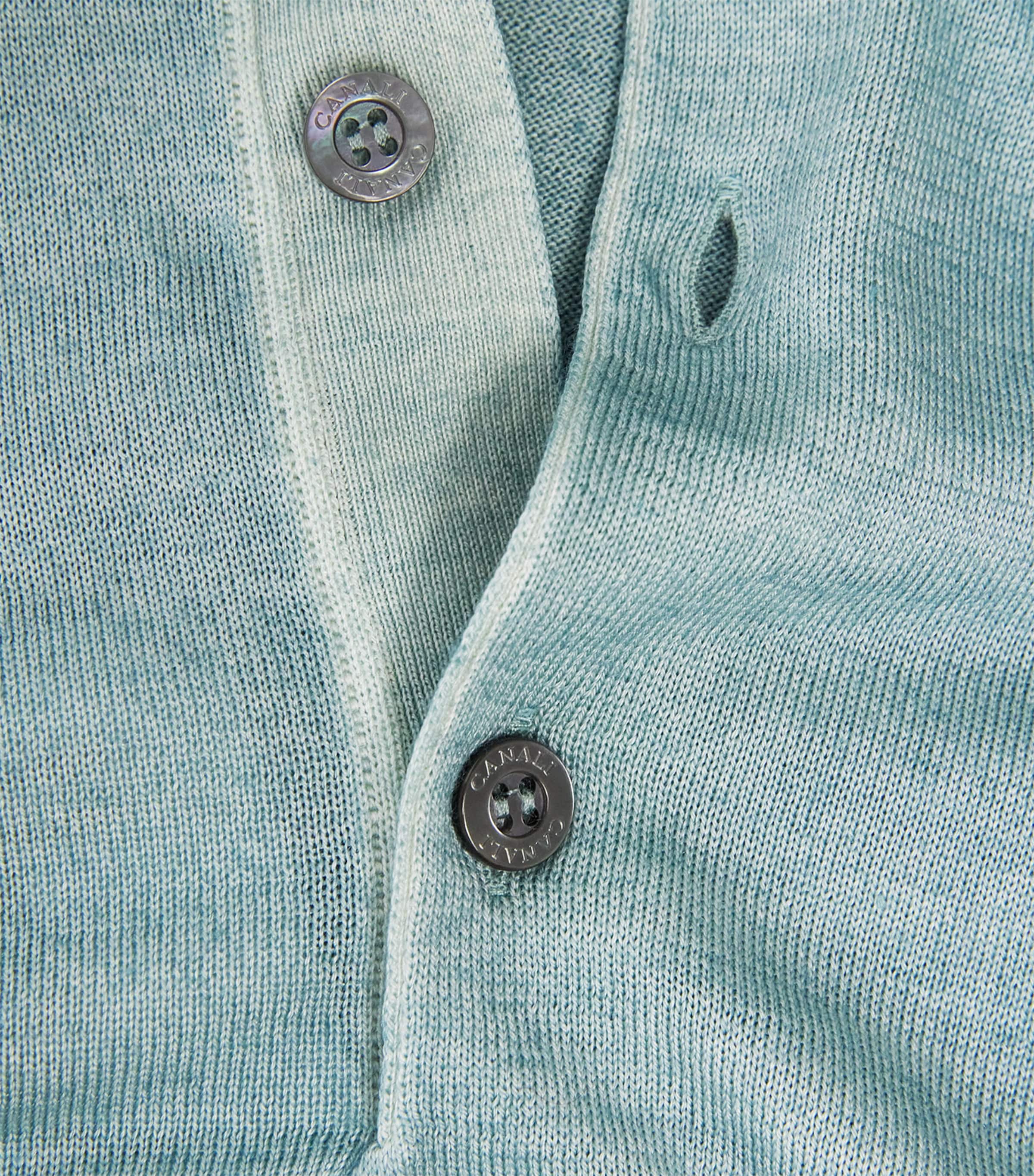 Wool-Silk Polo Sweater 821 Image 5