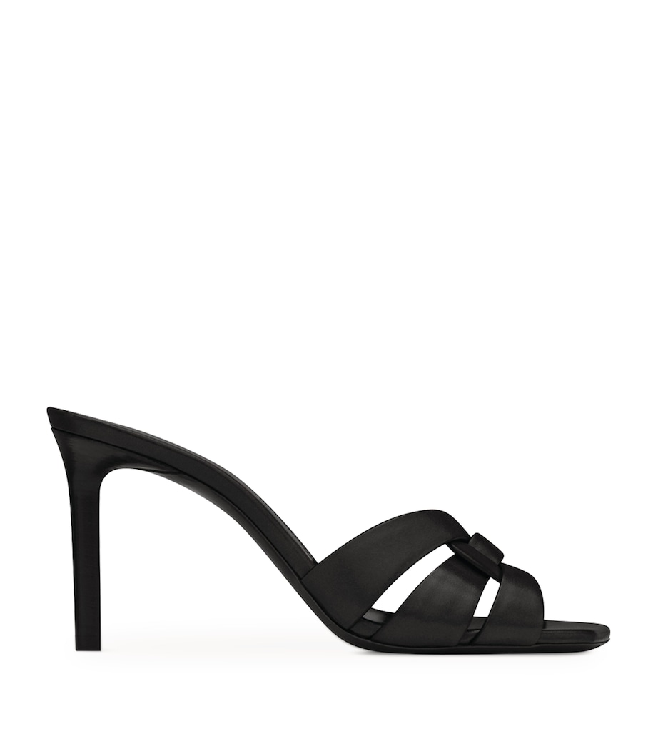 Saint Laurent Leather Tribute Heeled Mules 85 Image 1