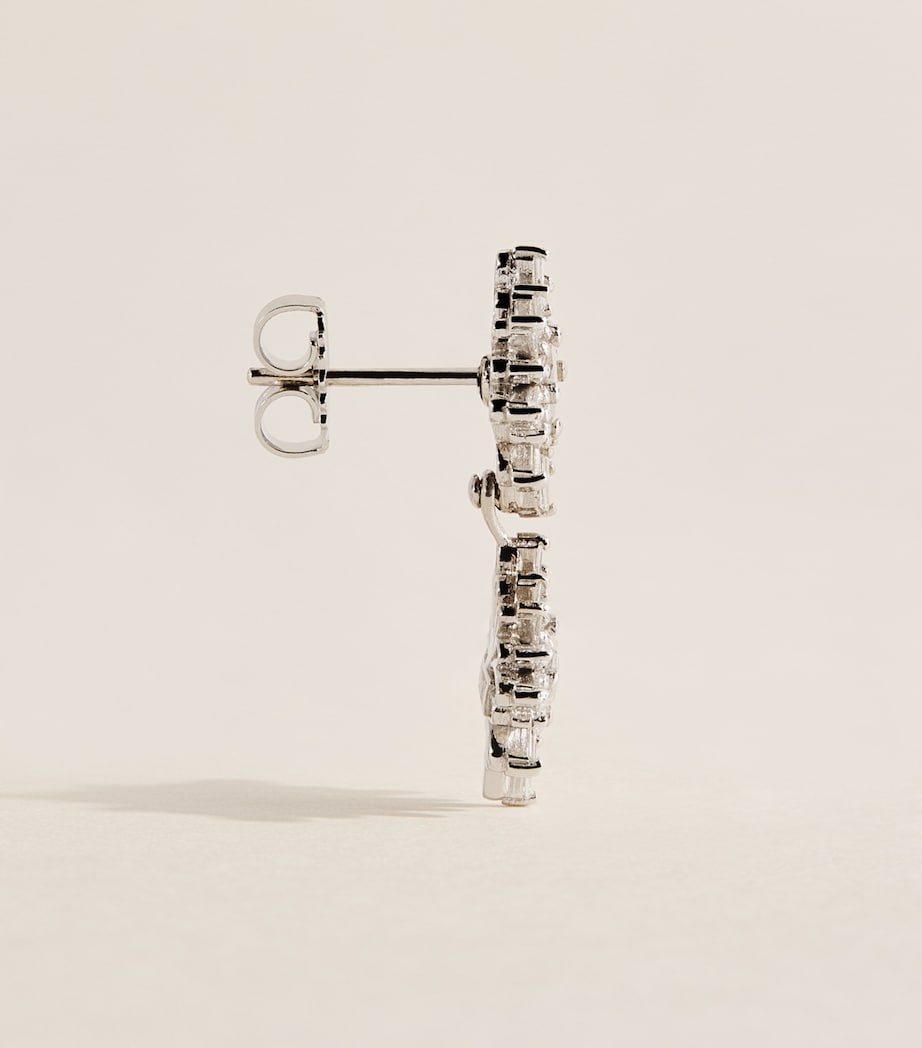 Suzanne Kalan White Gold and Diamond Doublet Earrings Wg/wd Image 3