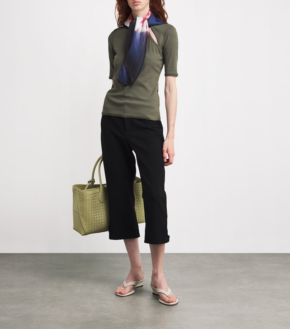 Silk Orchid Stole Scarf ORCHIS ROSE Image 3