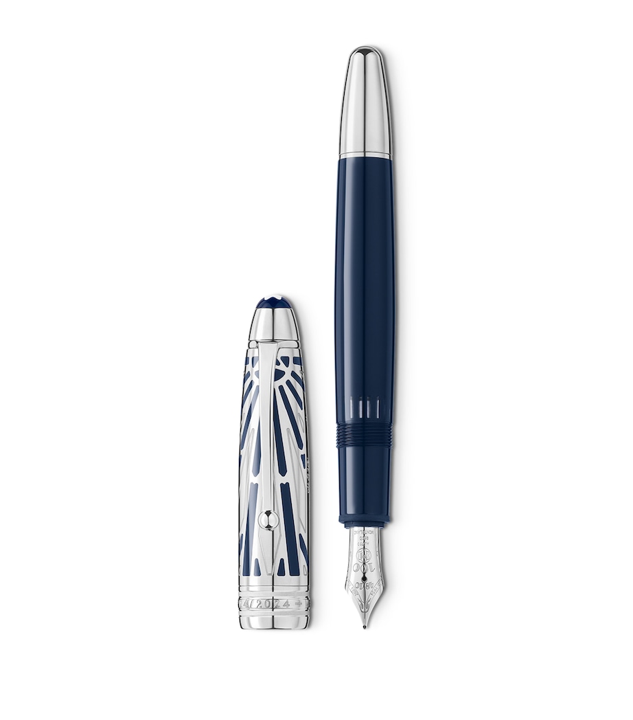 Montblanc Meisterstück Doué LeGrand Fountain Pen Blue Image 1