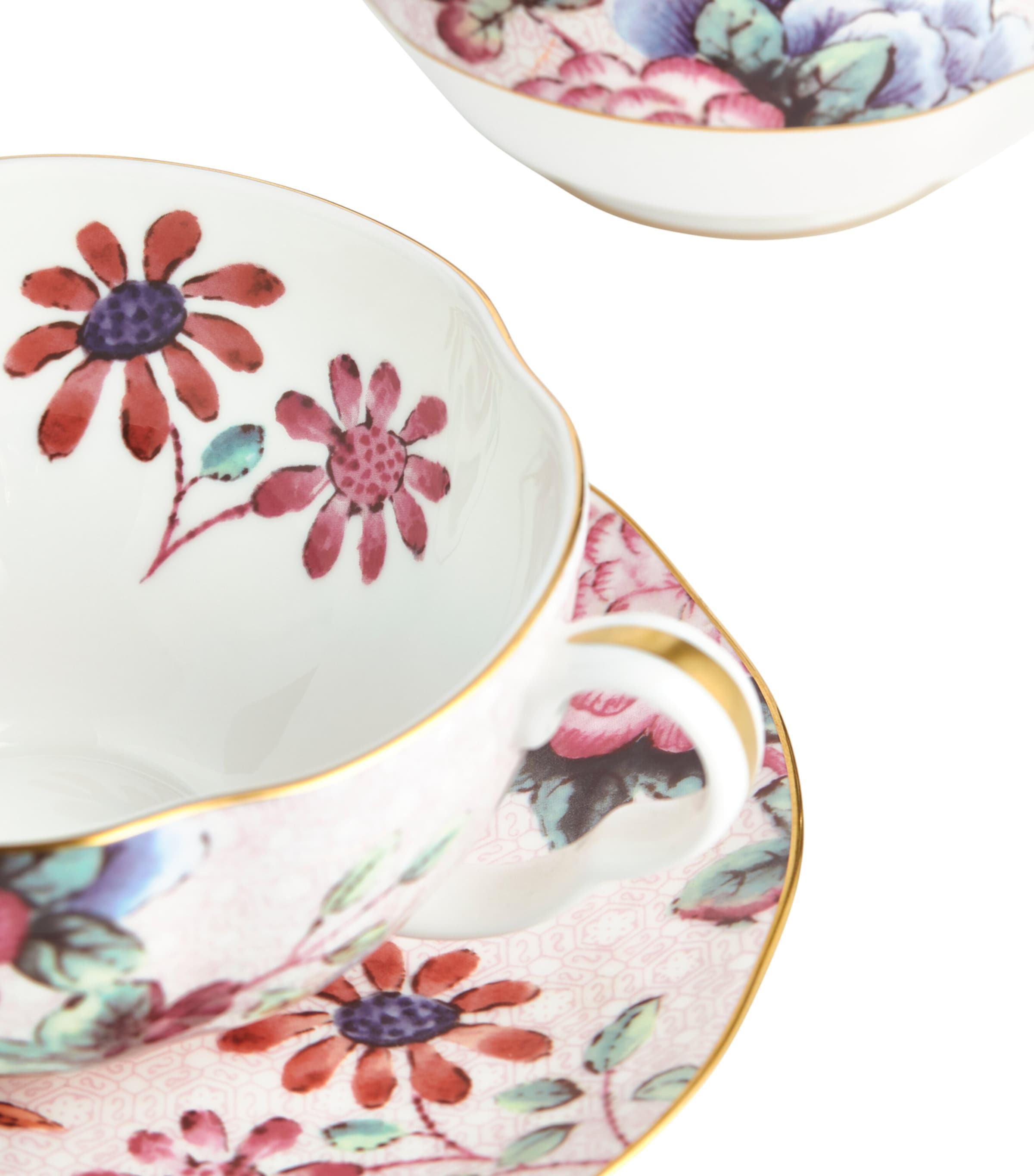 Bone China Cuckoo Tea For One Teapot Set MULTI Image 4