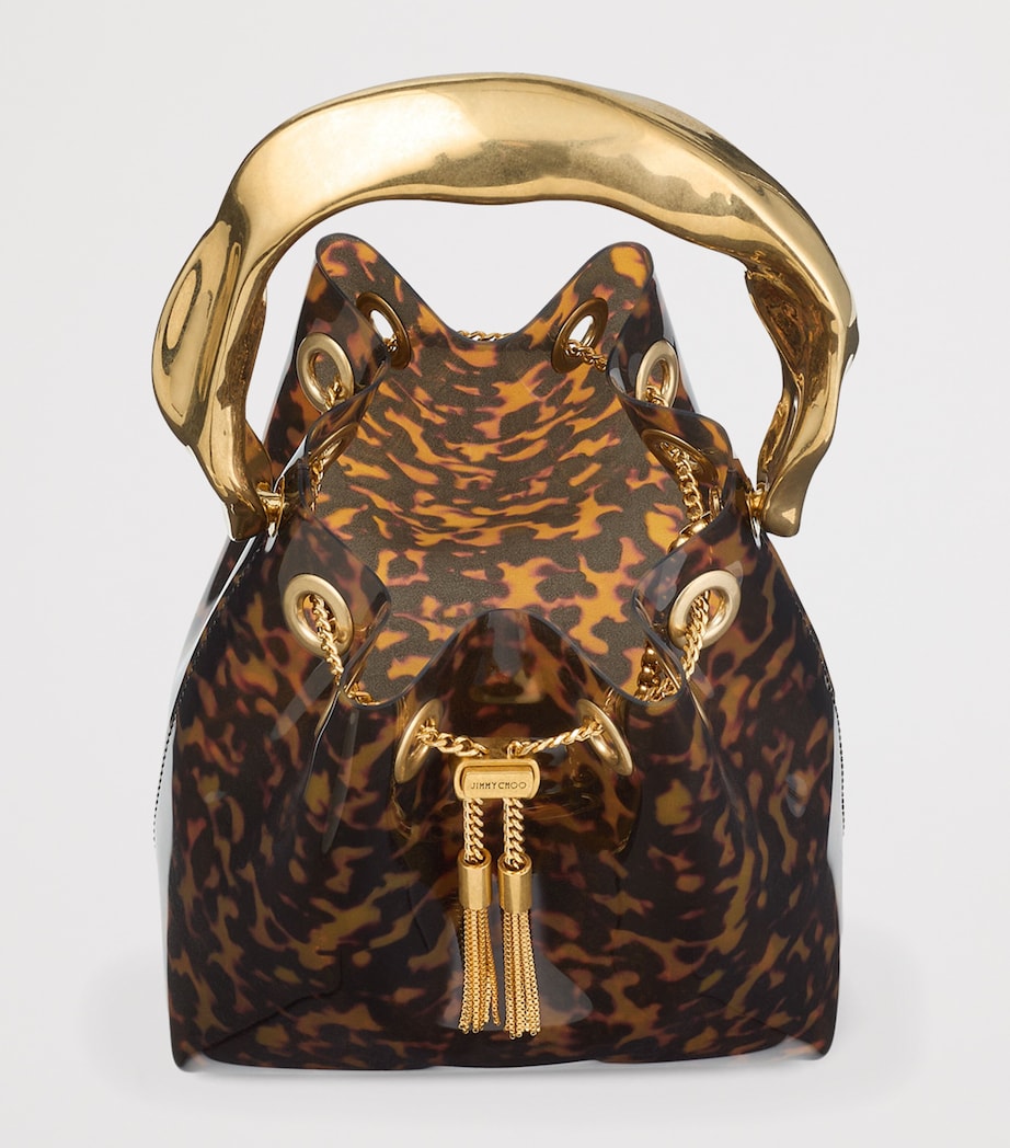 Jimmy Choo Bon Bon Tortoiseshell Top-Handle Bag Tortoiseshell/gold Image 5