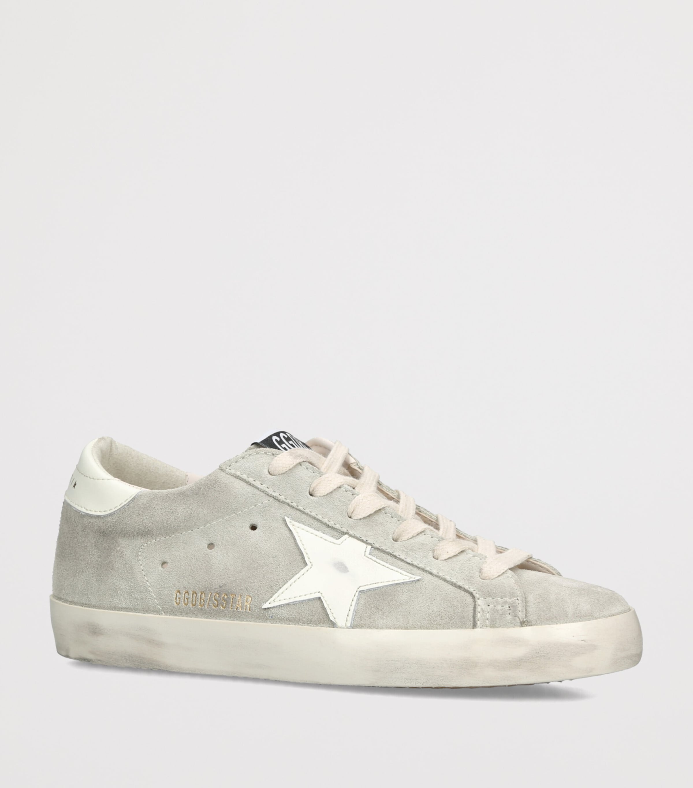 Golden Goose Suede Super Star Sneakers Grey/light Image 3