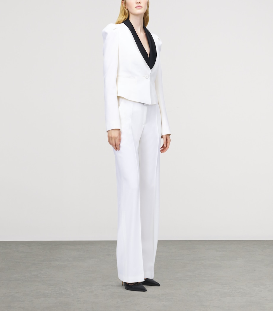 Wool Cropped Blazer 9016 Image 3