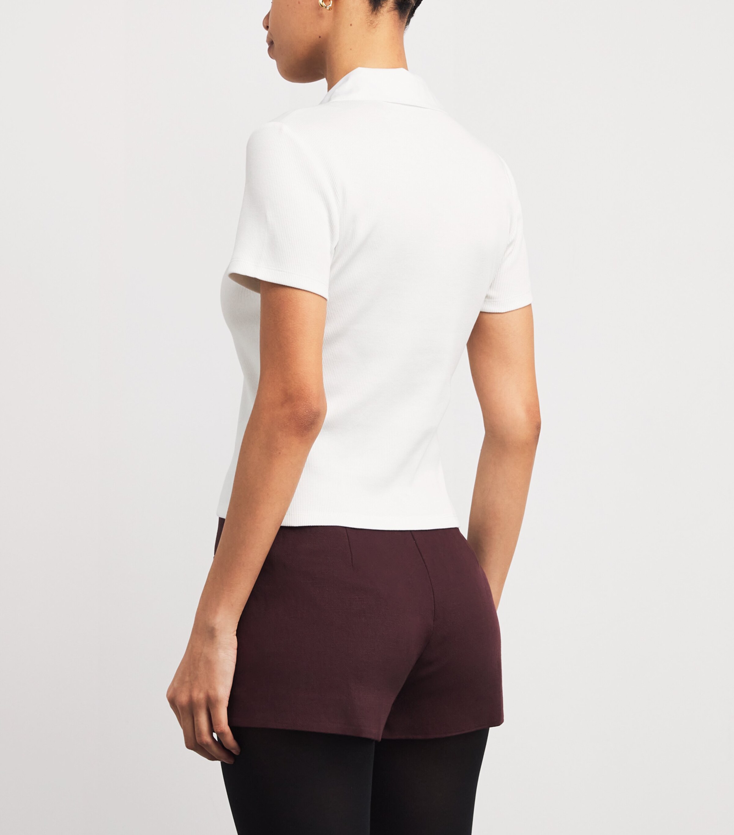 Stretch-Cotton Kearney Polo Shirt W0029 WHITE Image 4