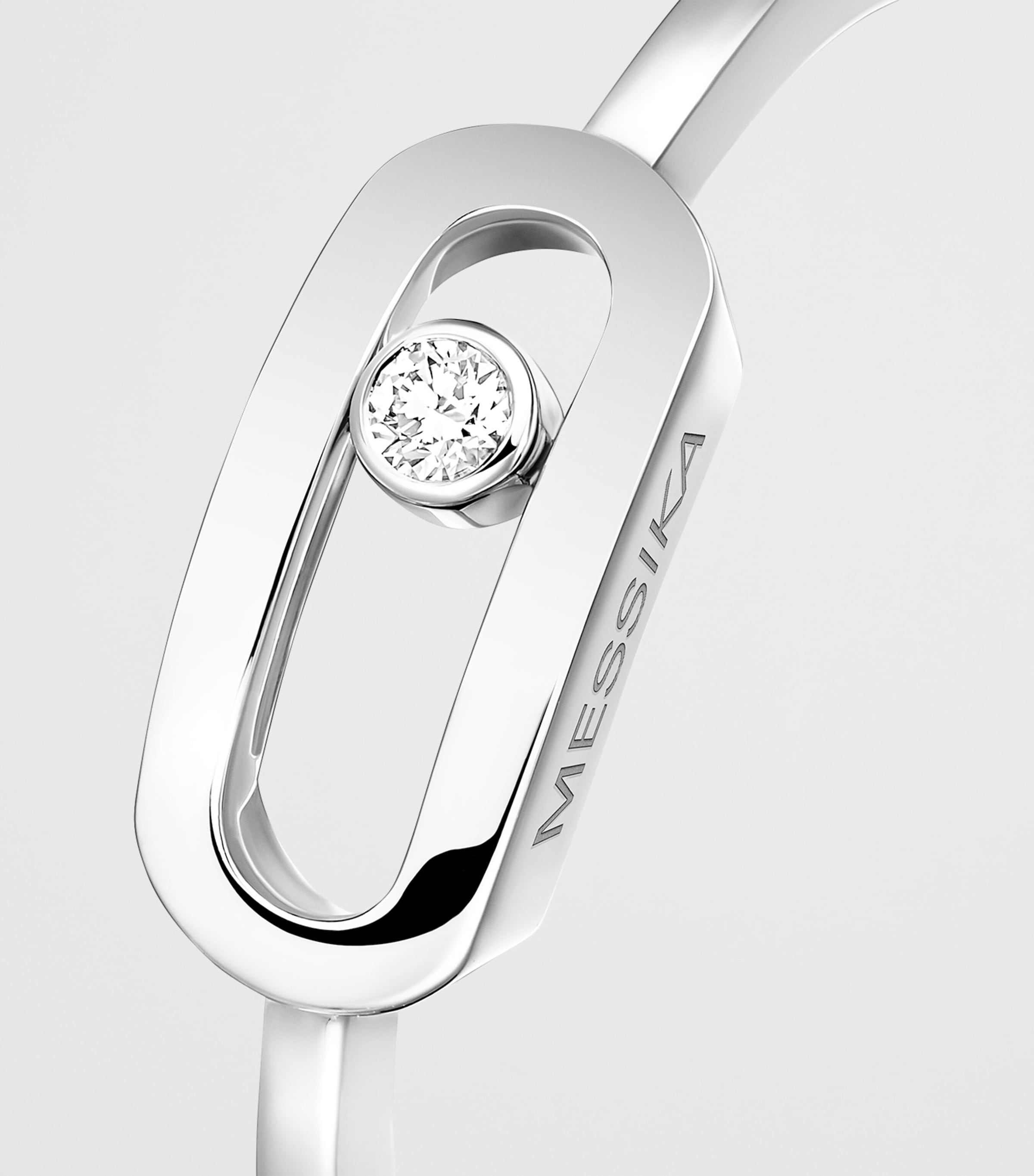 Messika Move Uno White Gold and Diamond Ring White Gold Image 3
