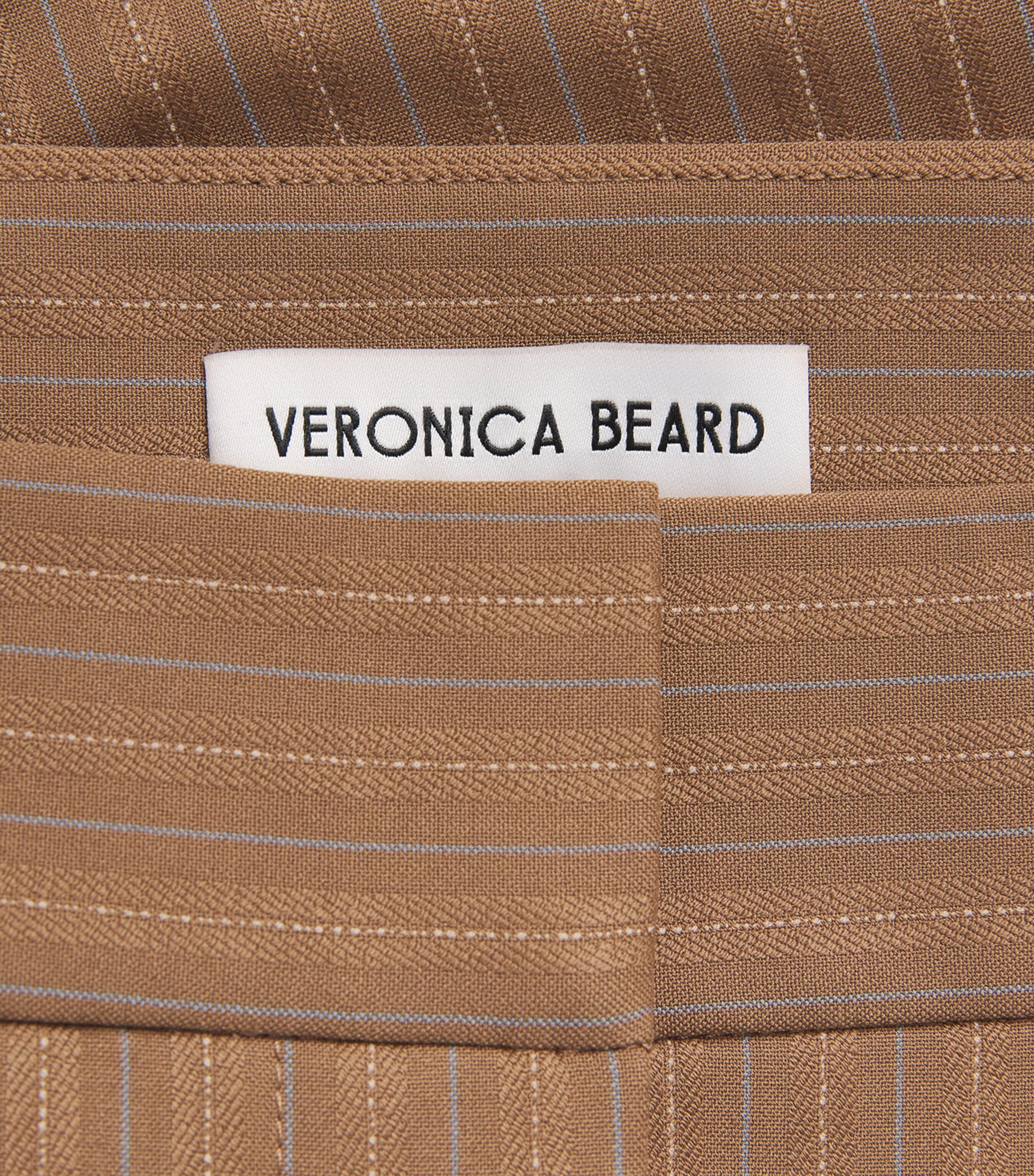 Pinstripe Rimini Wide-Leg Trousers N0964 MALT MULTI Image 5