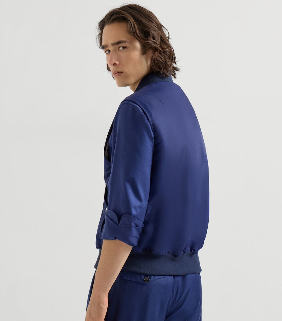 Water-Resistant Satin Techno Gilet CIL51 Image 3