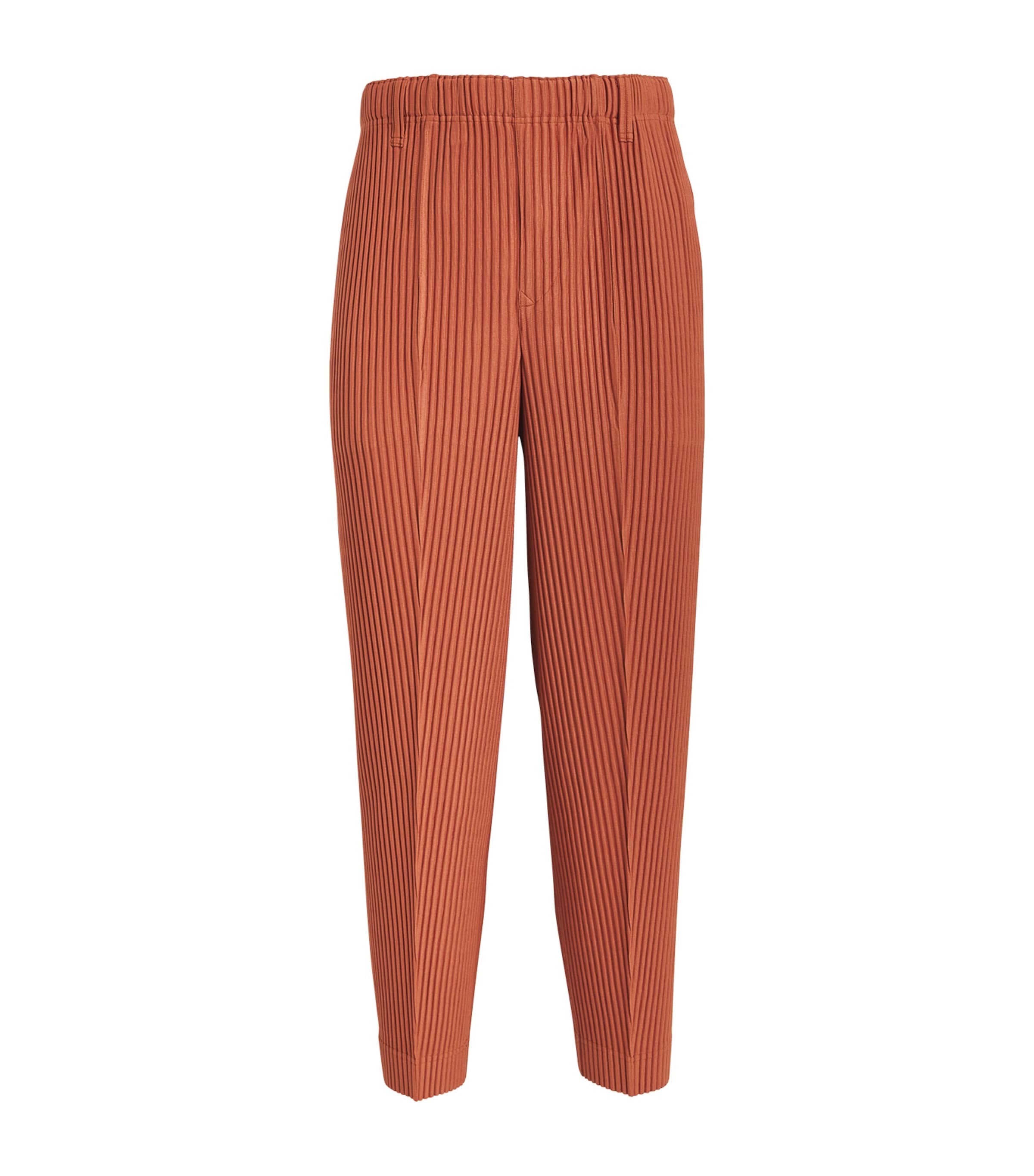 ISSEY MIYAKE PLEATED STRAIGHT TROUSERS 