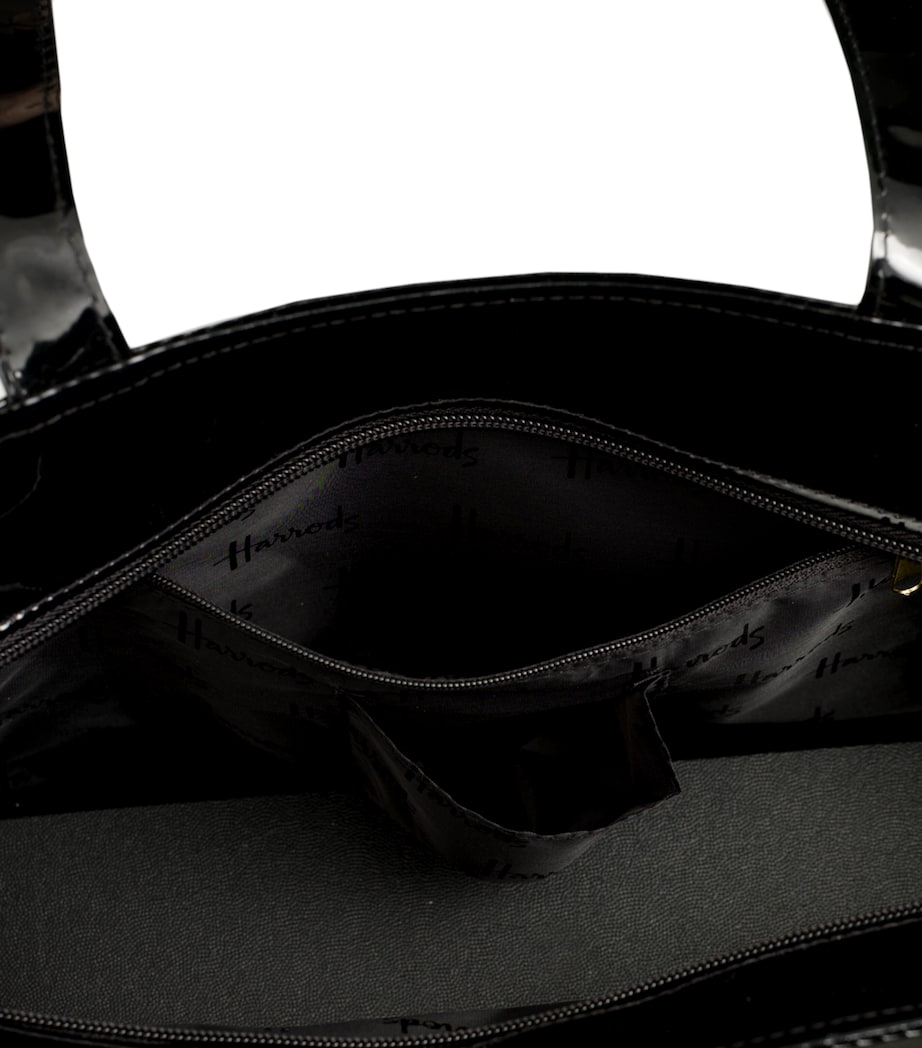 Harrods Logo Tote Bag Black Image 3