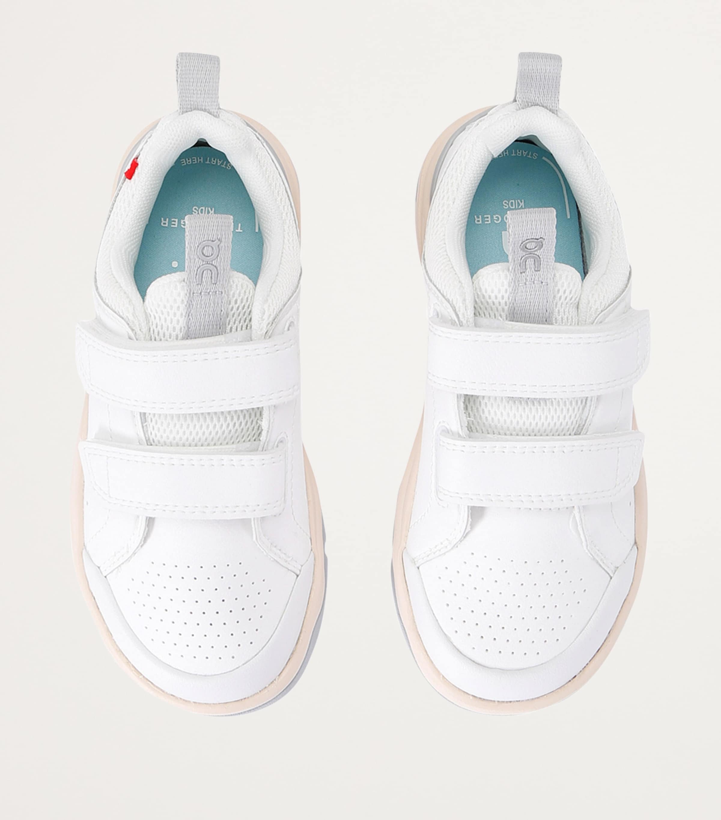 THE ROGER Velcro Trainers WHITE Image 4