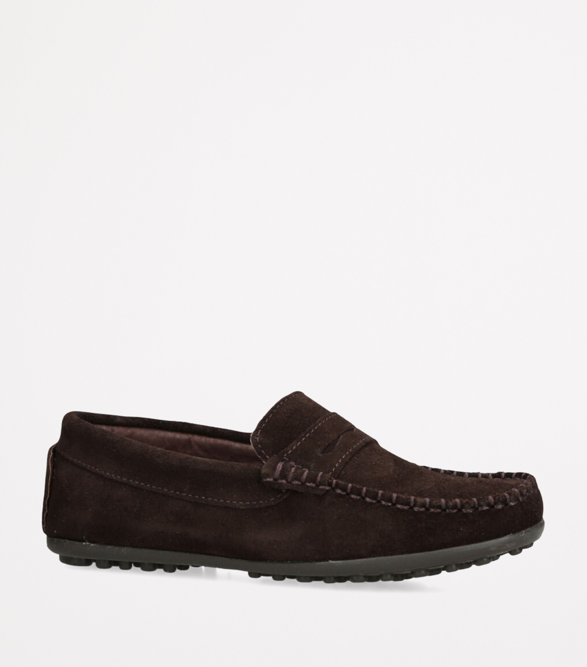 Suede Felix Loafers DARK BROWN Image 3