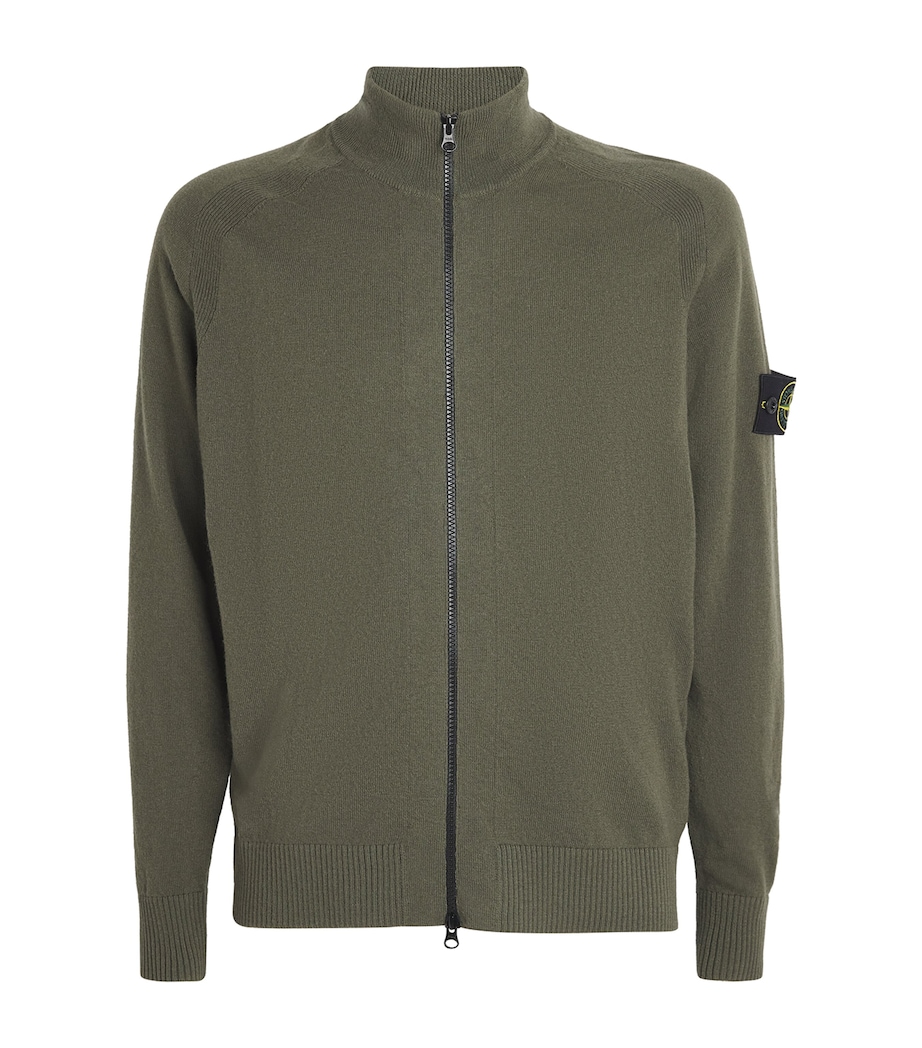 Wool Zip-Up Sweatshirt V0054 Image 1