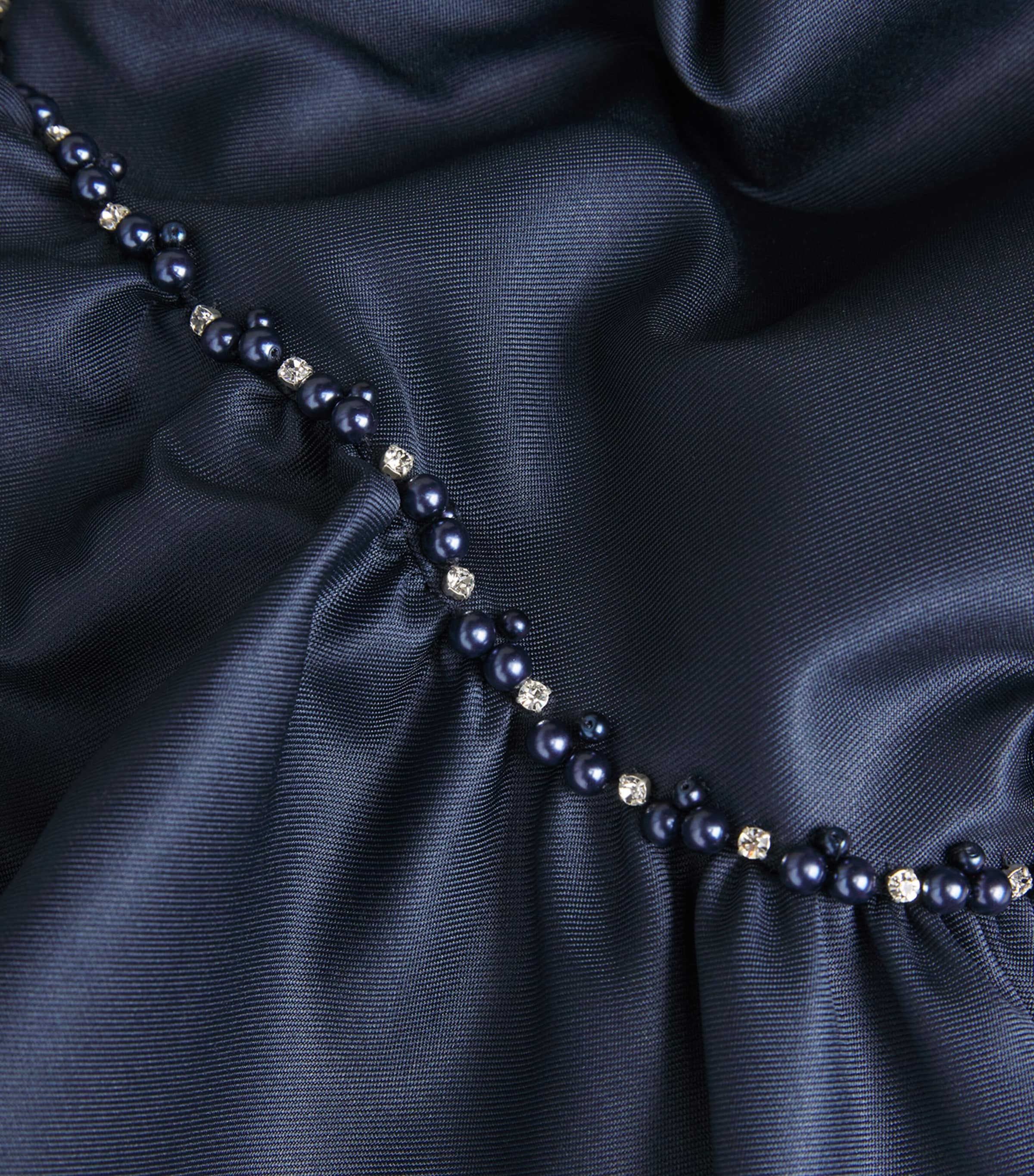 Bimbalo Ruffle-Sleeve Dress (2-14 Years) Navy Image 3