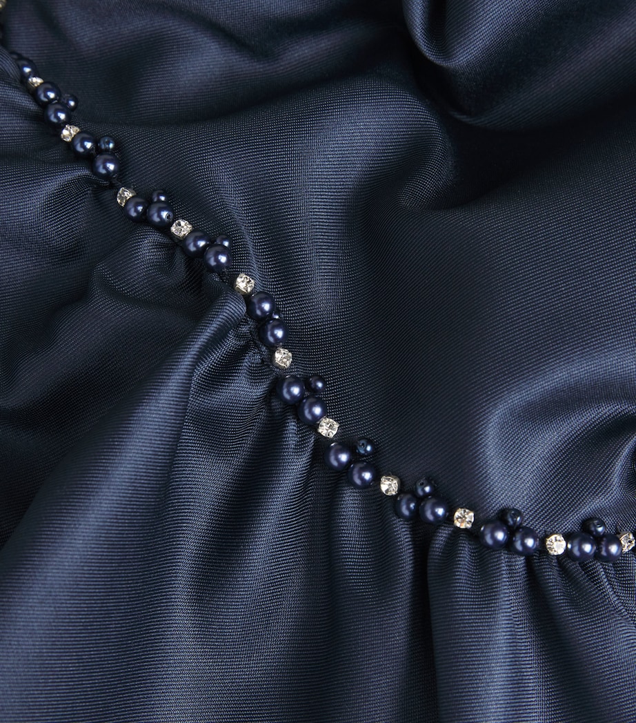 Ruffle-Sleeve Dress (2-14 Years) NAVY Image 3