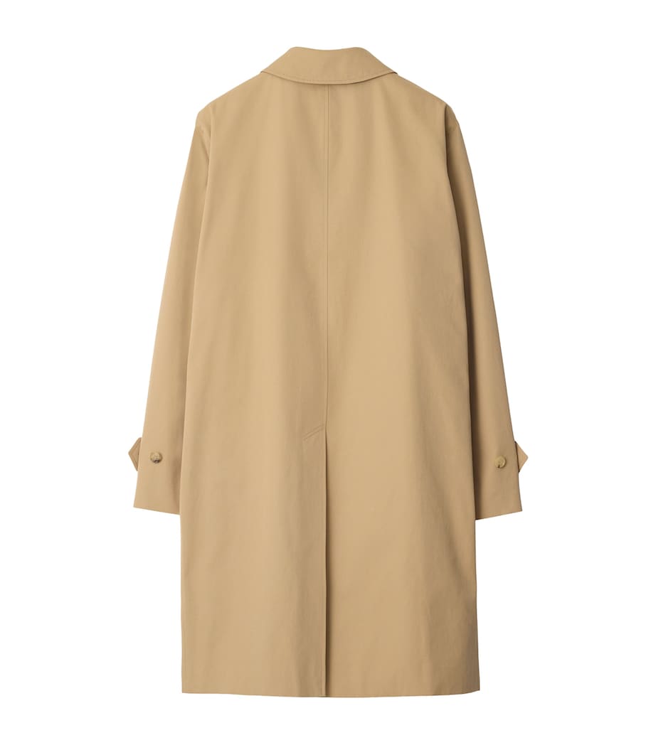 Cotton Gabardine Car Coat FLAX Image 6
