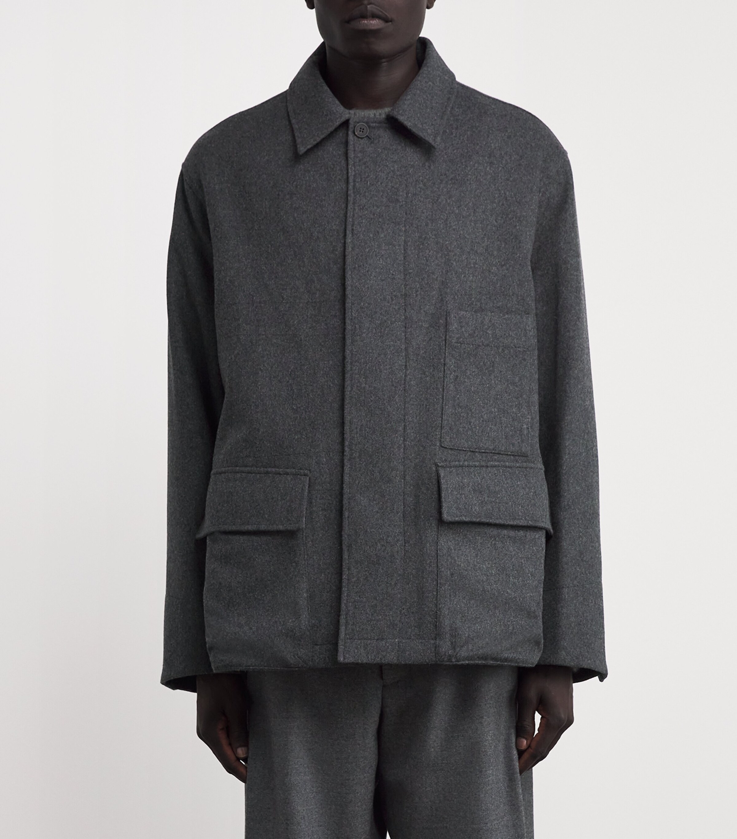 アルシンダーマテリアルズ padded wool flight blouson MurphySZ Casual jacket in tiger's eye leather