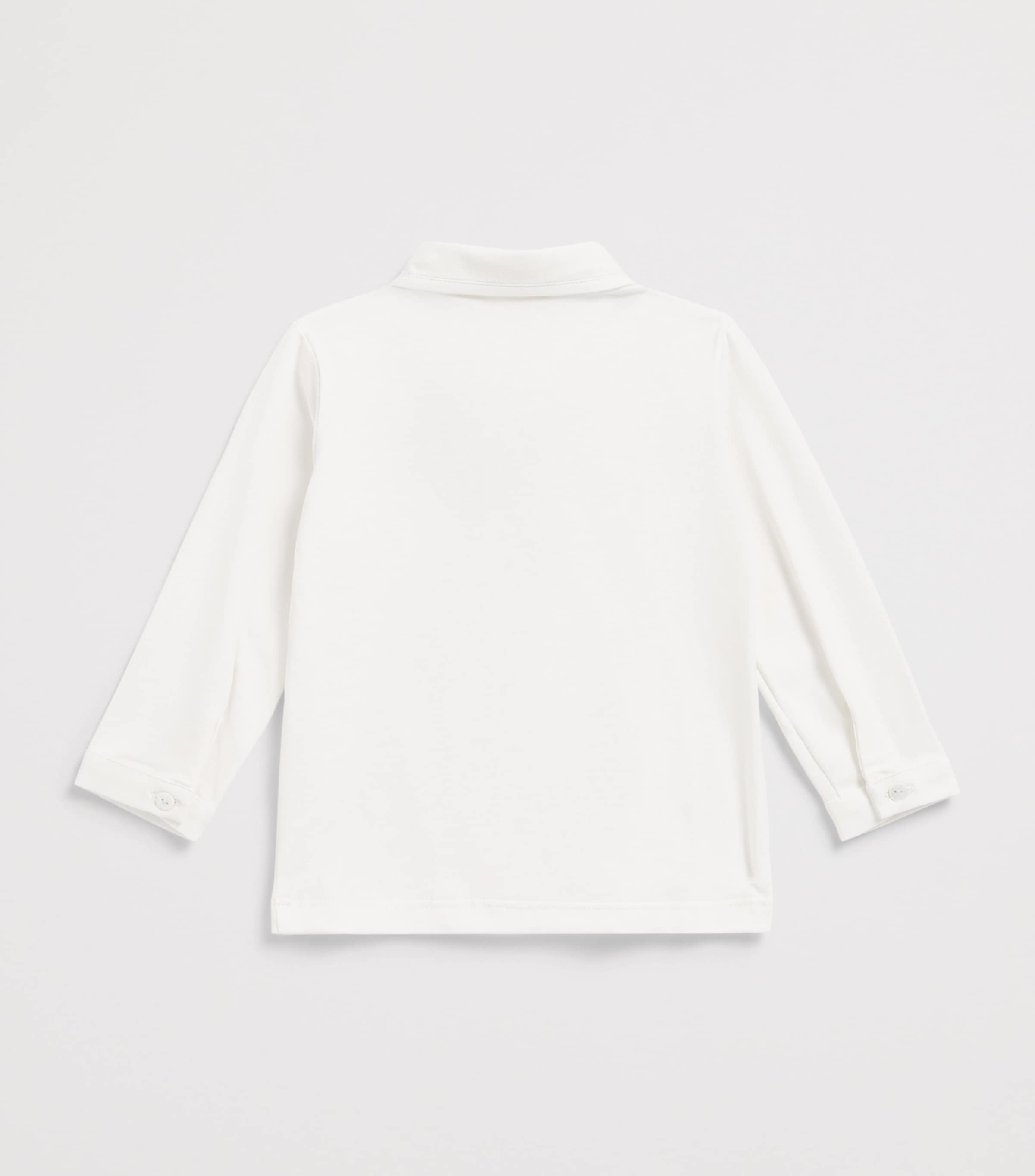 Bimbalo Stretch-Cotton Shirt (3 Months-4 Years) Cream Image 2
