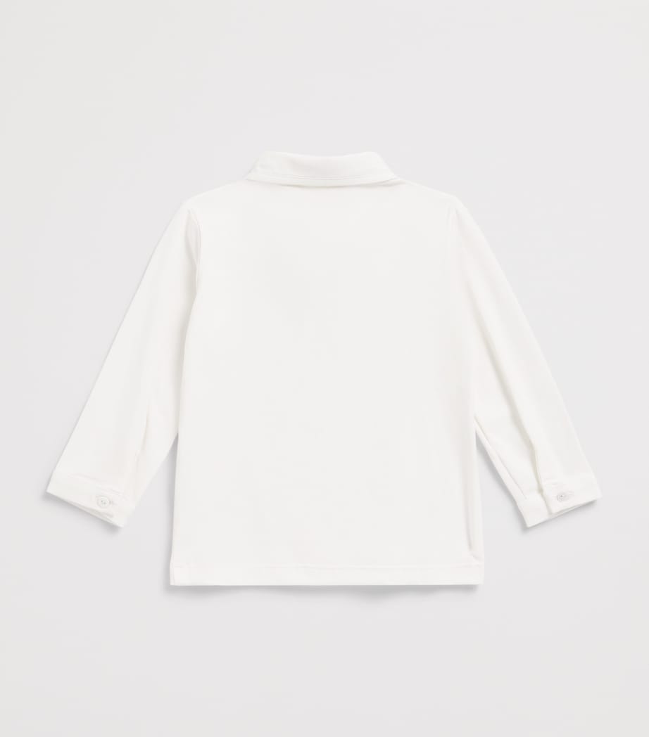 Bimbalo Stretch-Cotton Shirt (3 Months-4 Years) Cream Image 2
