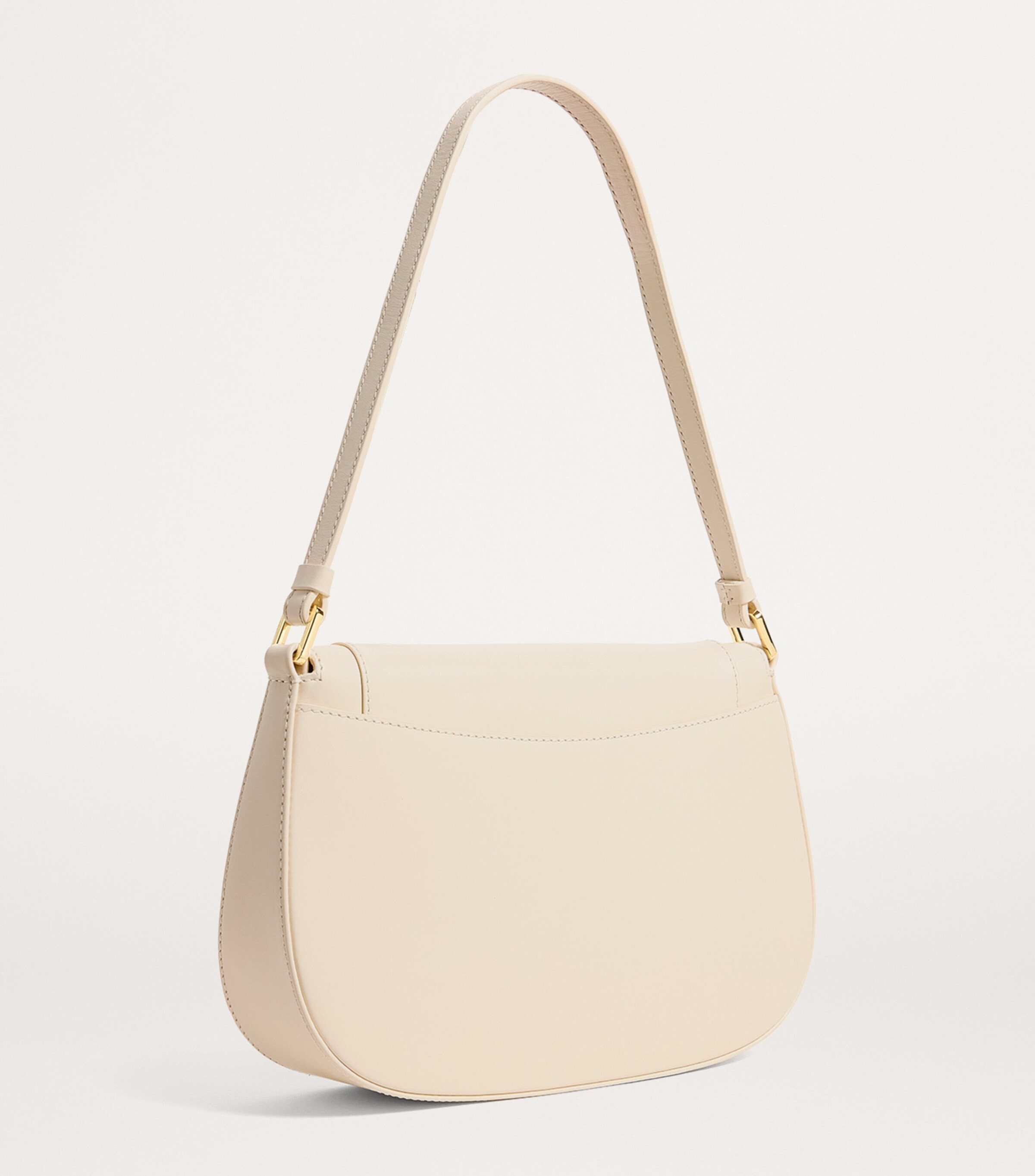 Harrods Leather Shoulder Bag Birch Image 3