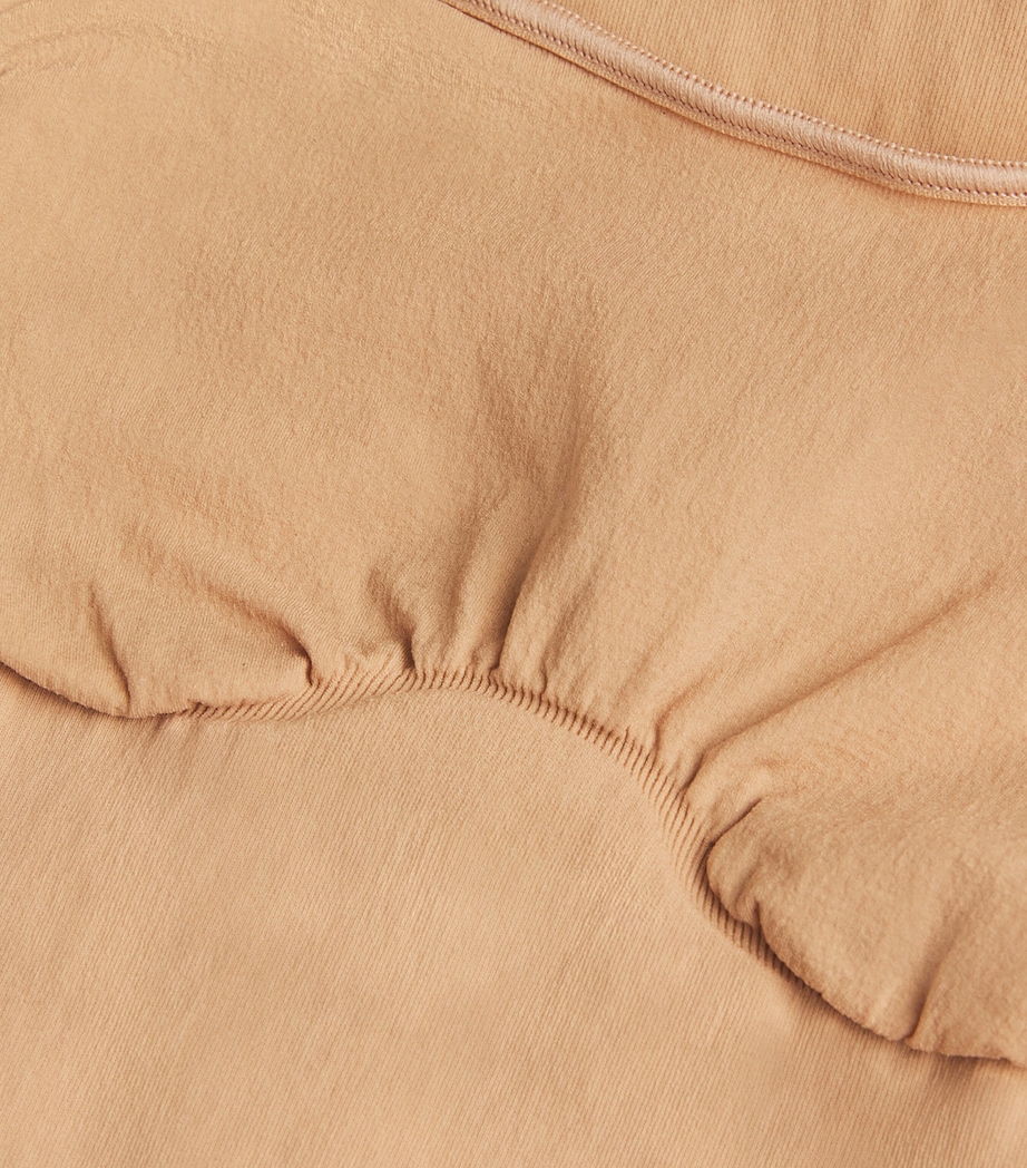 Sheer Seamless Thong Bodysuit CLAY Image 4