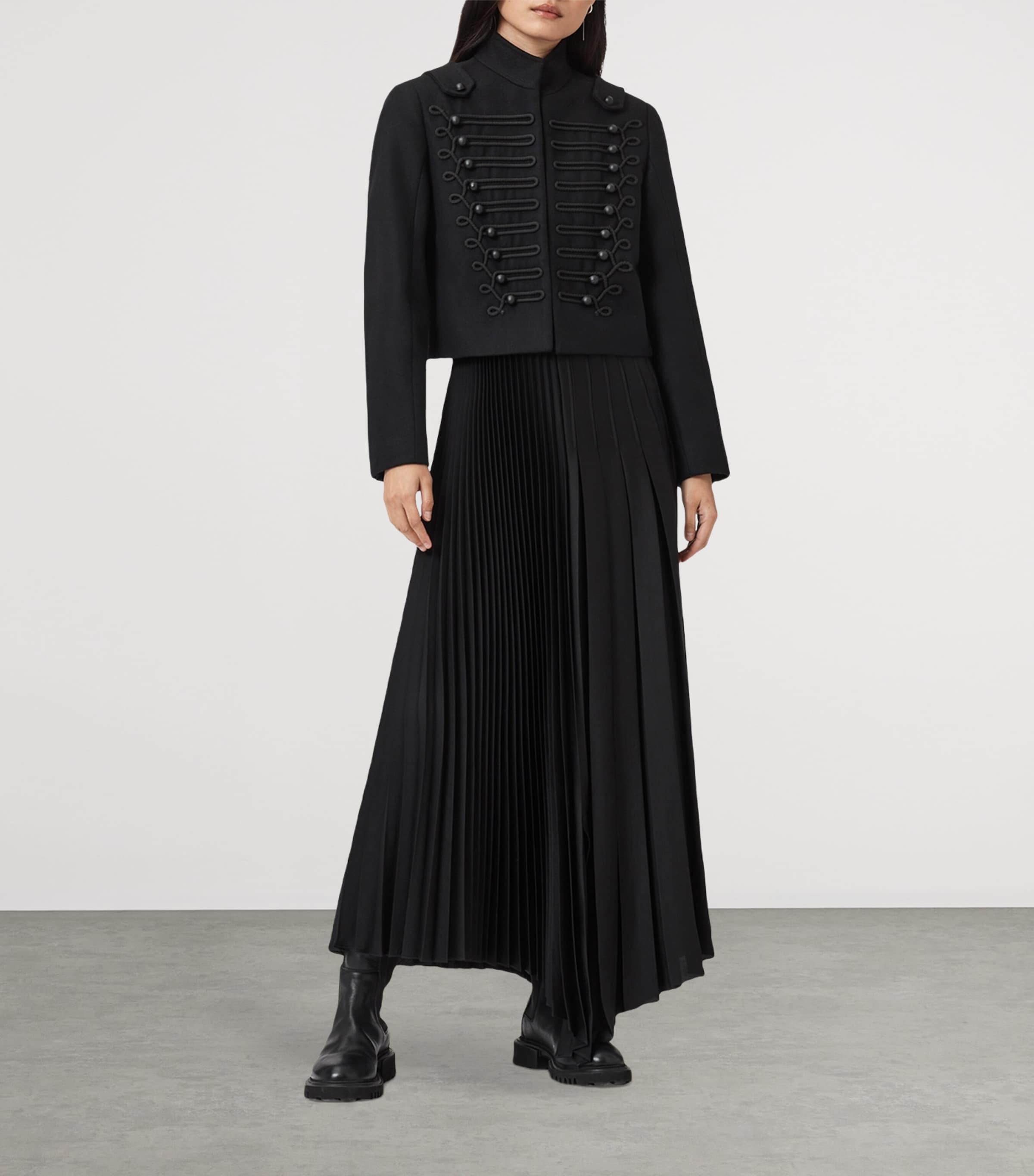 Wool-Blend Rummy Jacket BLACK Image 2