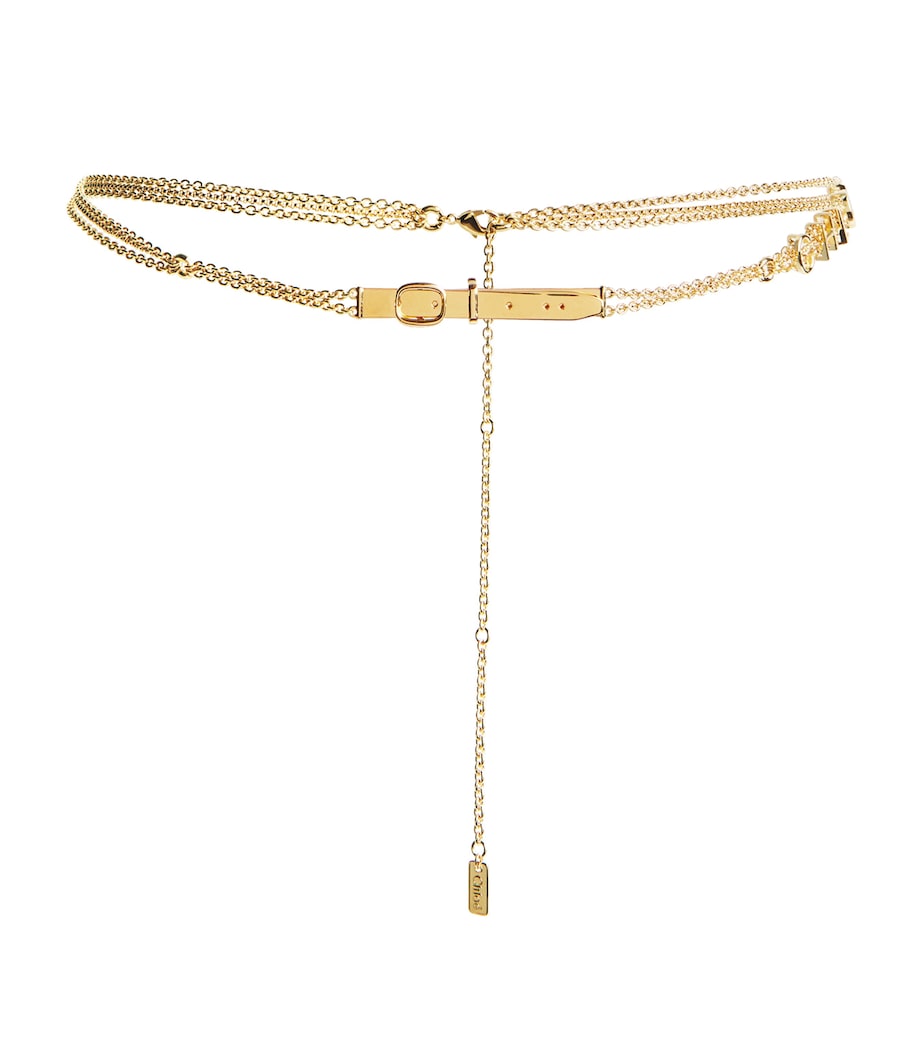 Chloé Chain Jewel Belt Vintage Gold Image 1