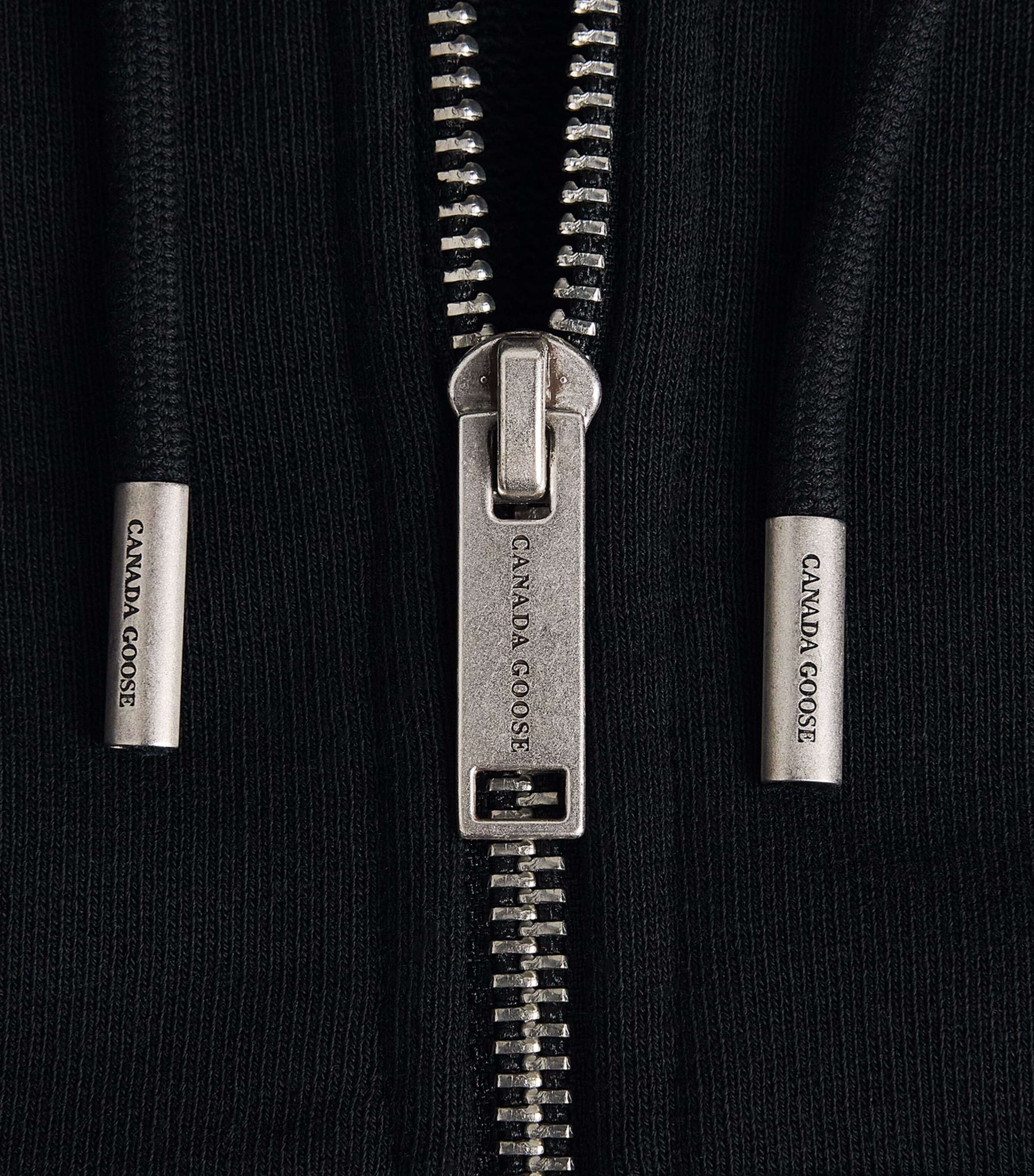 Canada Goose Mens Organic Cotton Rove Zip-Up Hoodie Black Image 5