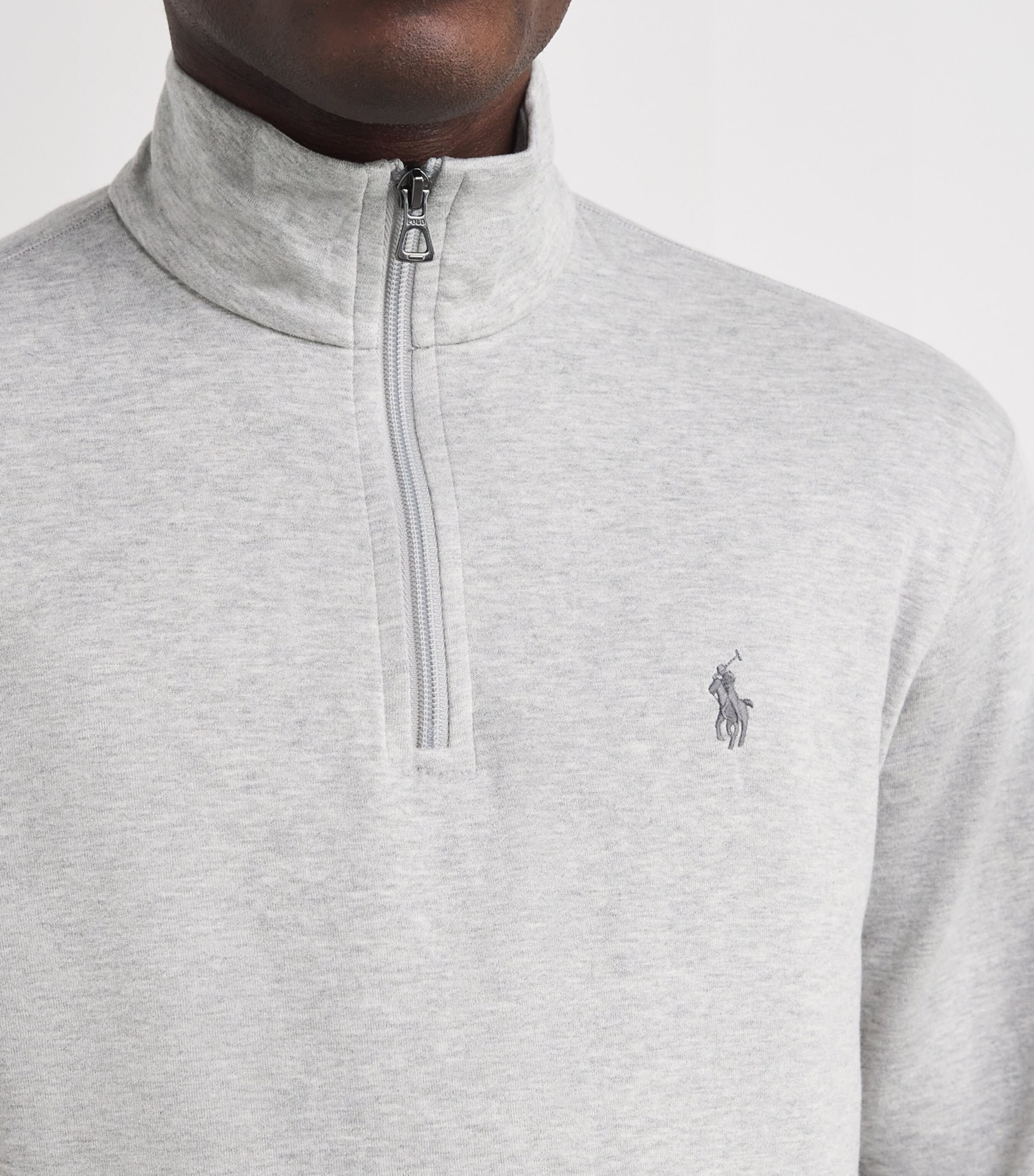 Polo Ralph Lauren Grey Quarter-Zip Sweatshirt | Harrods US