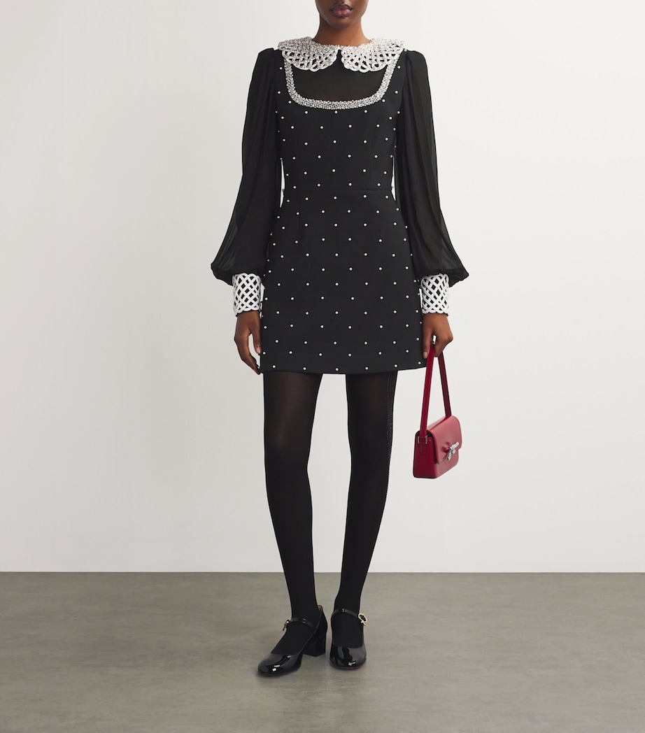 Rebecca Vallance Black x Nicky Hilton Embellished Alivia Mini Dress | Harrods PA Rebecca Vallance Black x Nicky Hilton Embellished Alivia Mini Dress | Harrods PA