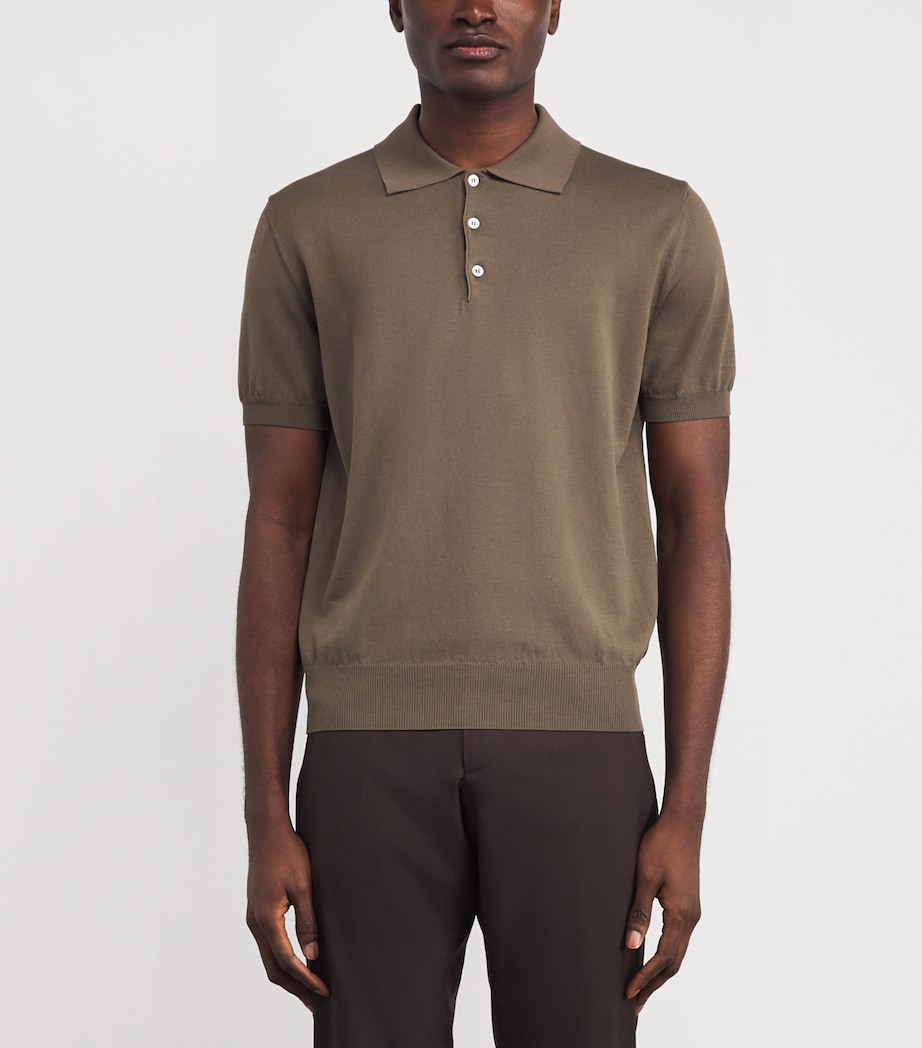 Cotton Polo Shirt 734 Image 3