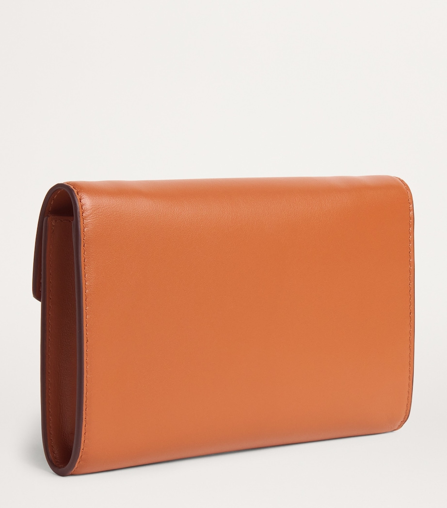 Leather Chain Wallet TAN Image 3