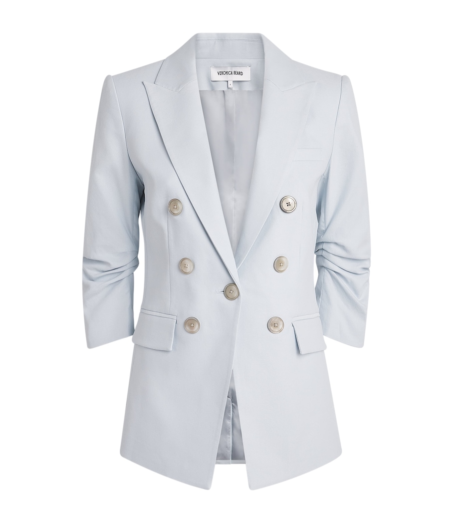 Veronica Beard Womens Tomi Dickey Blazer River Mist Image 1