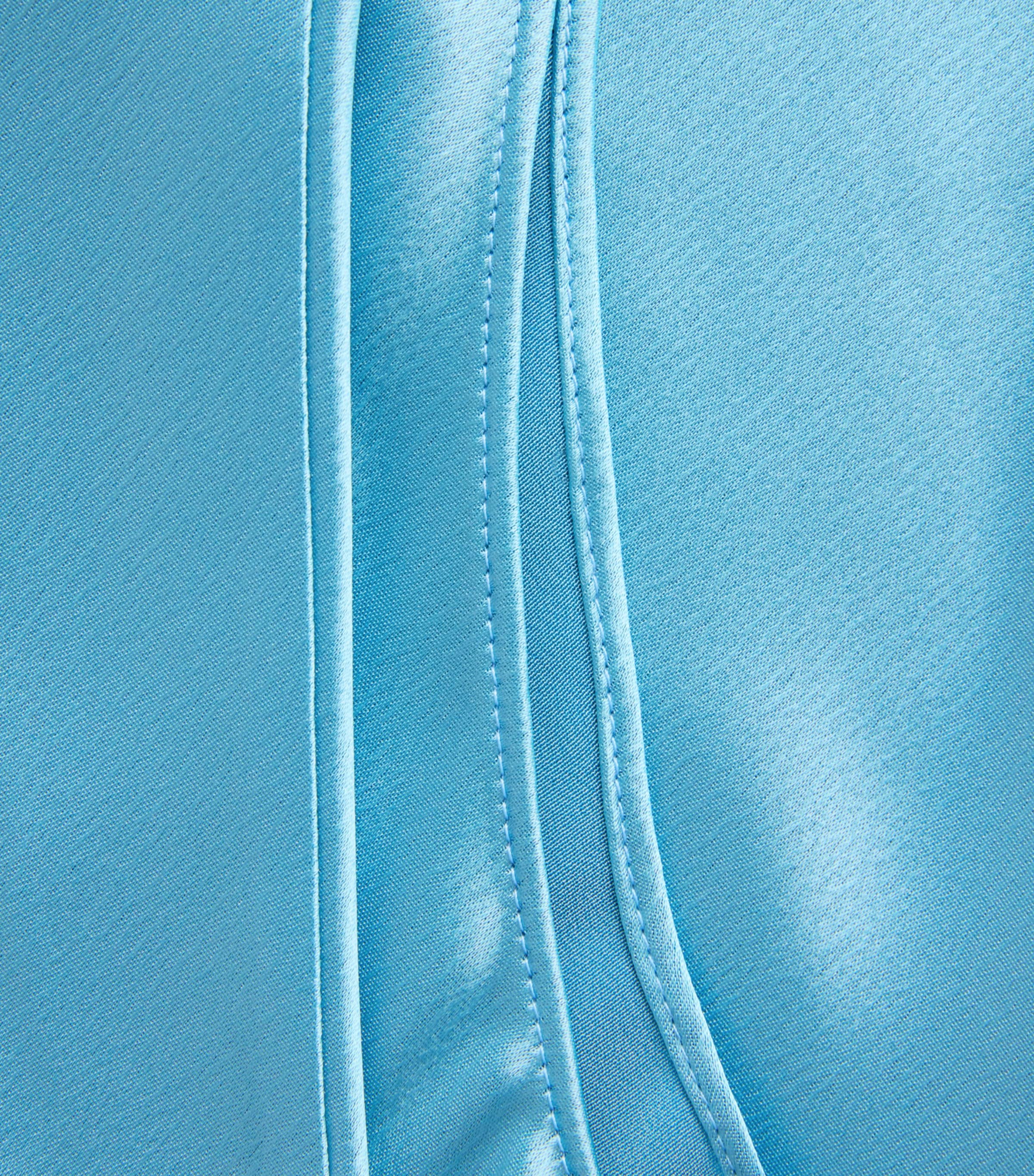 LESET Womens Satin Barb Tank Top Skye Image 6