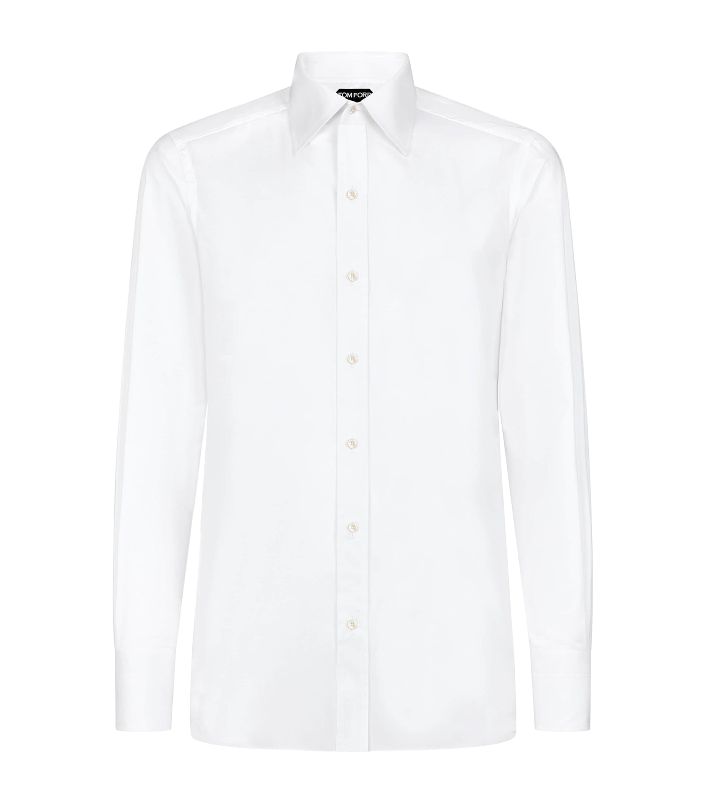TOM FORD Cotton Poplin Shirt | Wedding | For the Groom | Men Clothing | Shirts | Casual Shirts | Formal Shirts | Dress Shirts | Designers | Tom Ford | Partywear | Mens | Eveningwear