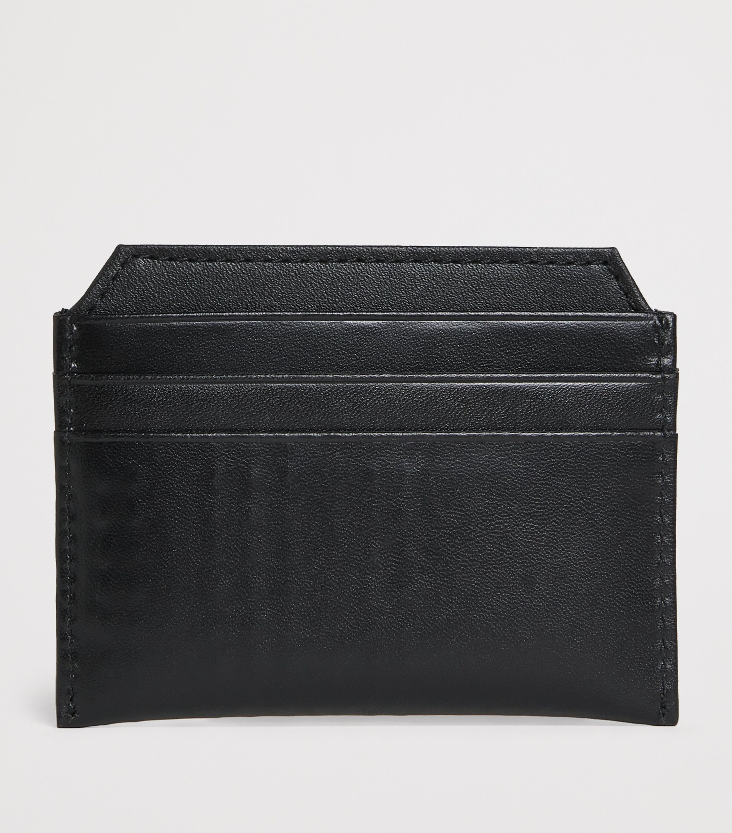 Vivienne Westwood Leather Orb Embossed Card Holder Black Image 2