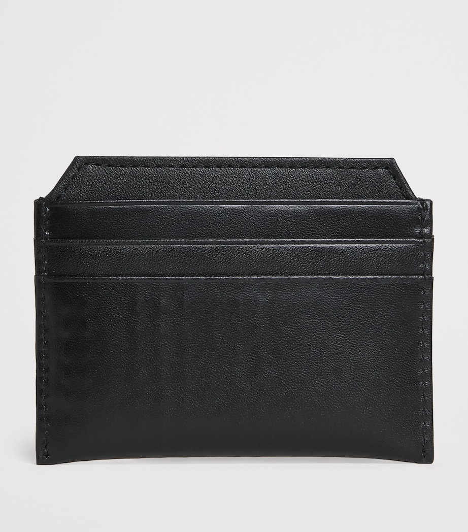 Leather Orb Embossed Card Holder N203 BLACK Image 2