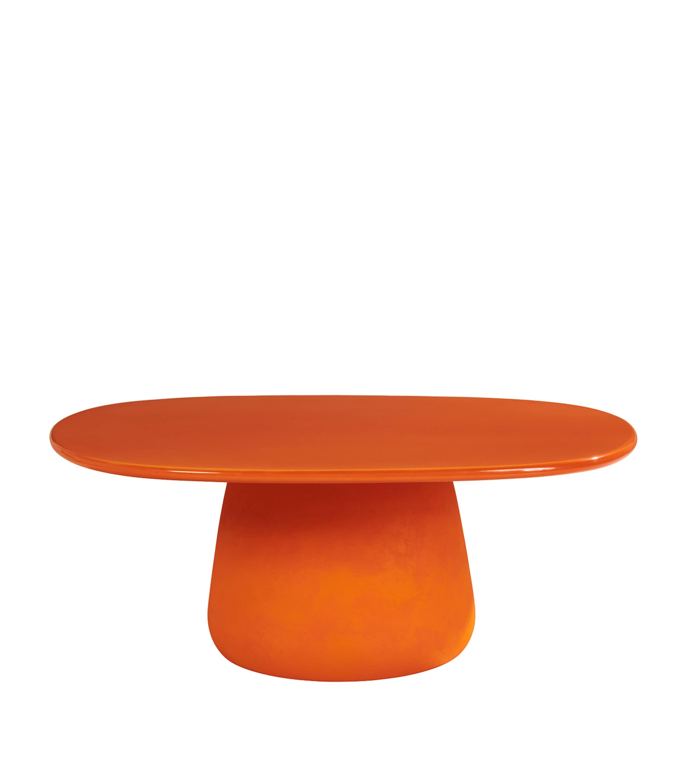 Roche Bobois Ceramic-Stoneware Kino Outdoor Coffee Table Orange Image 1