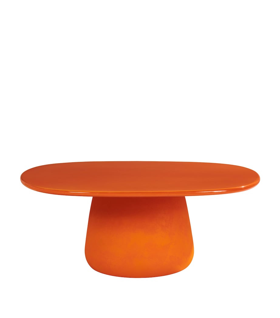 Roche Bobois Ceramic-Stoneware Kino Outdoor Coffee Table Orange Image 1