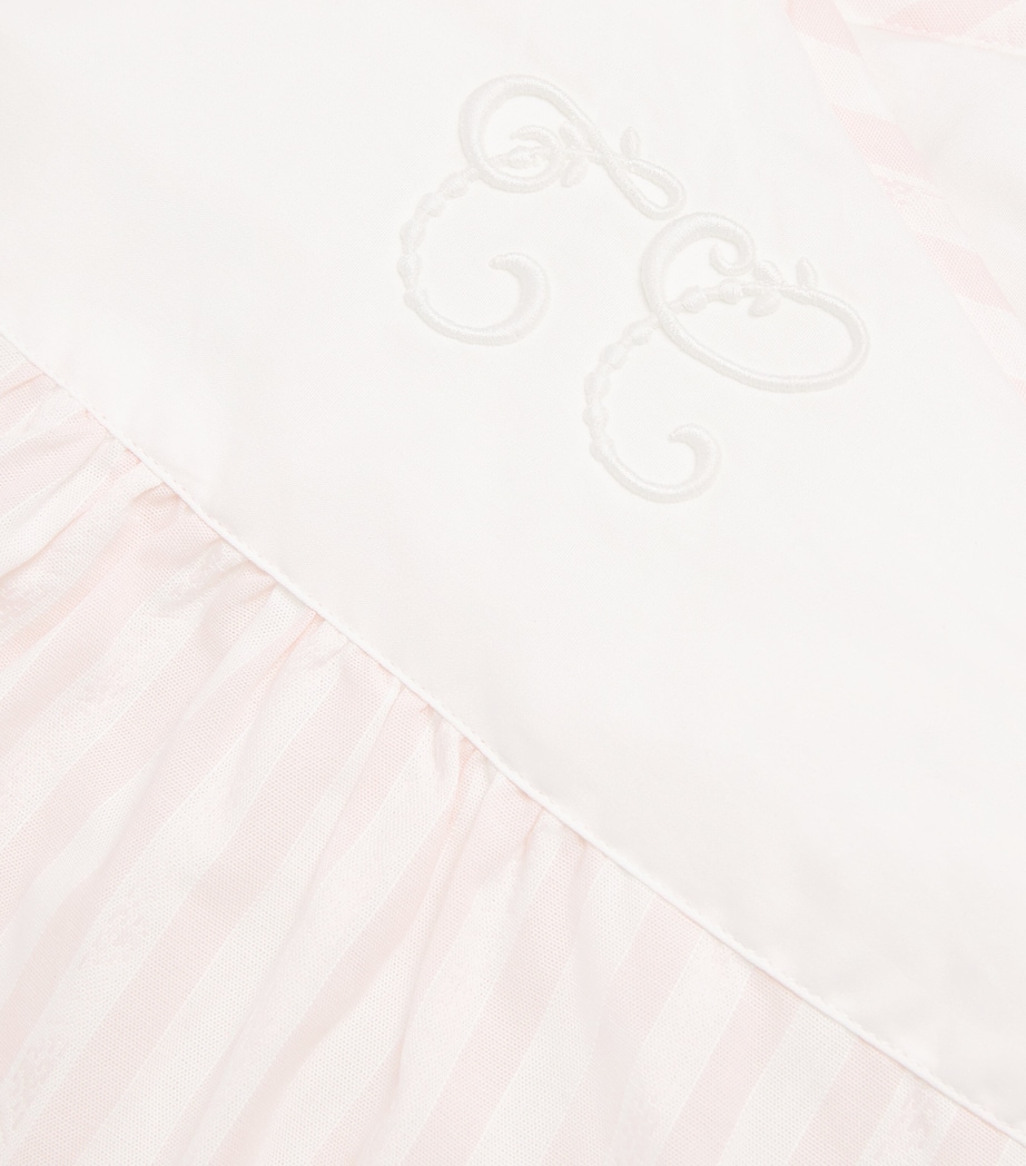 Cotton Padded Stripe Sleeping Bag PINK Image 6