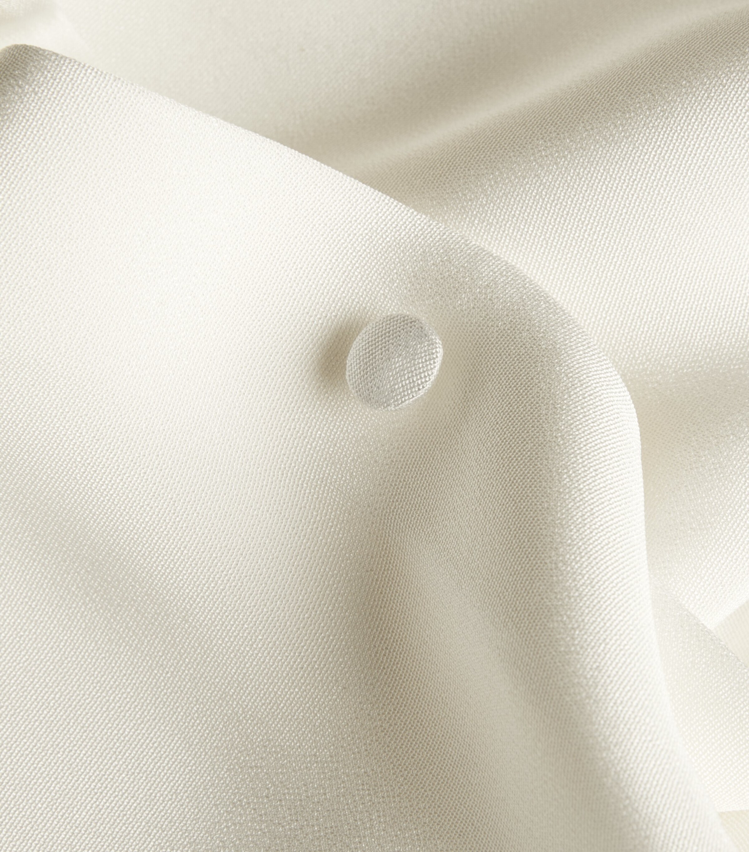 Silk Stand-Collar Shirt WHITE Image 5