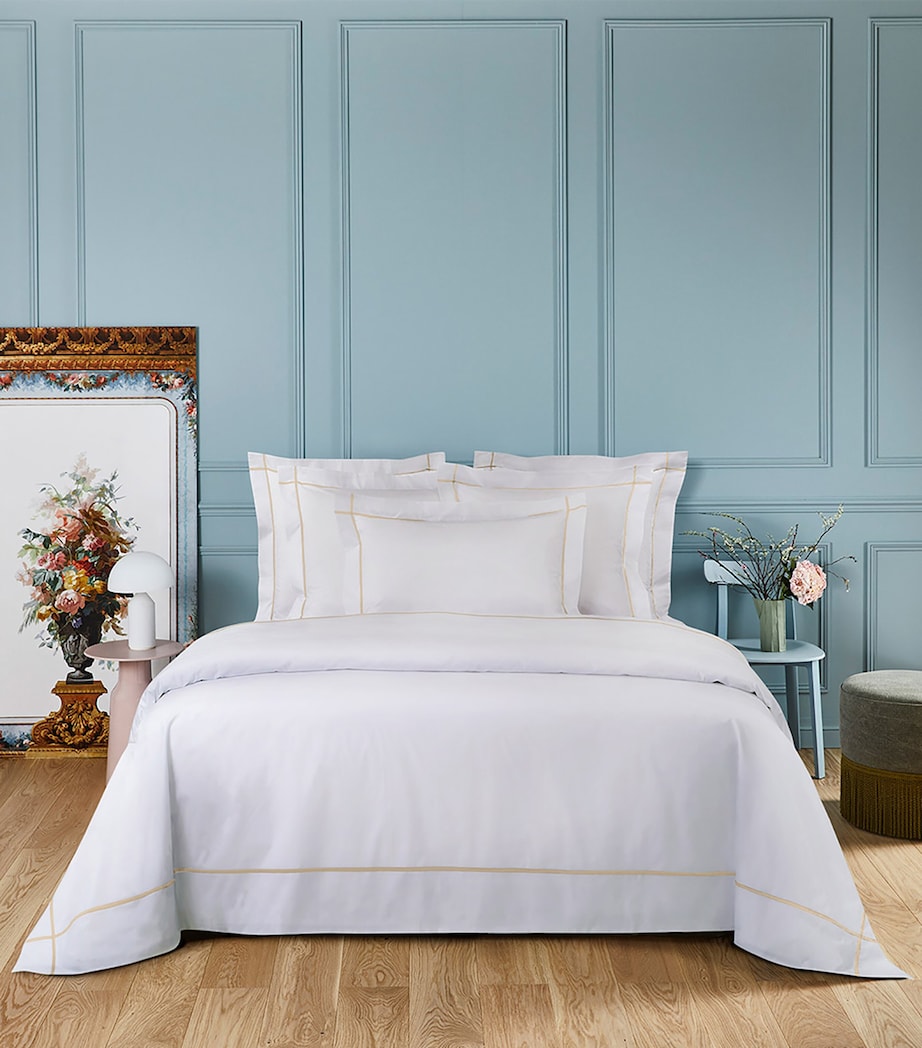 Athena Double Flat Sheet (240cm x 295cm) DUNE Image 1