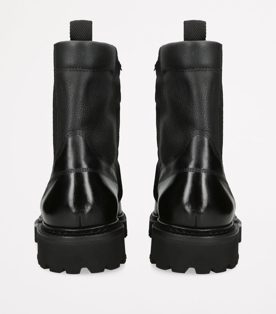 John Lobb Leather Ridge Ankle Boots Black Image 2