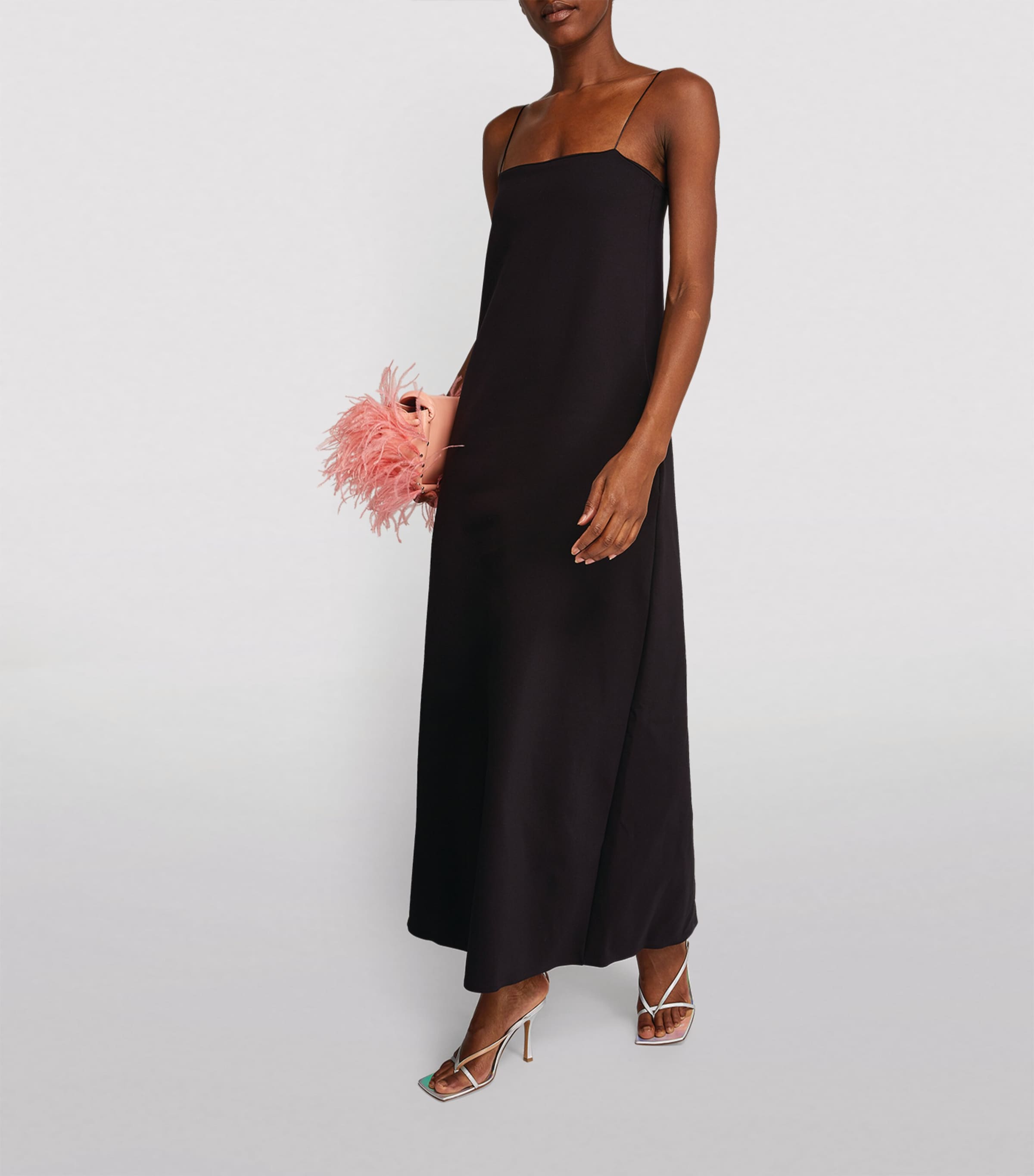 Metallic Stretch Sandals MOON DROP Image 6